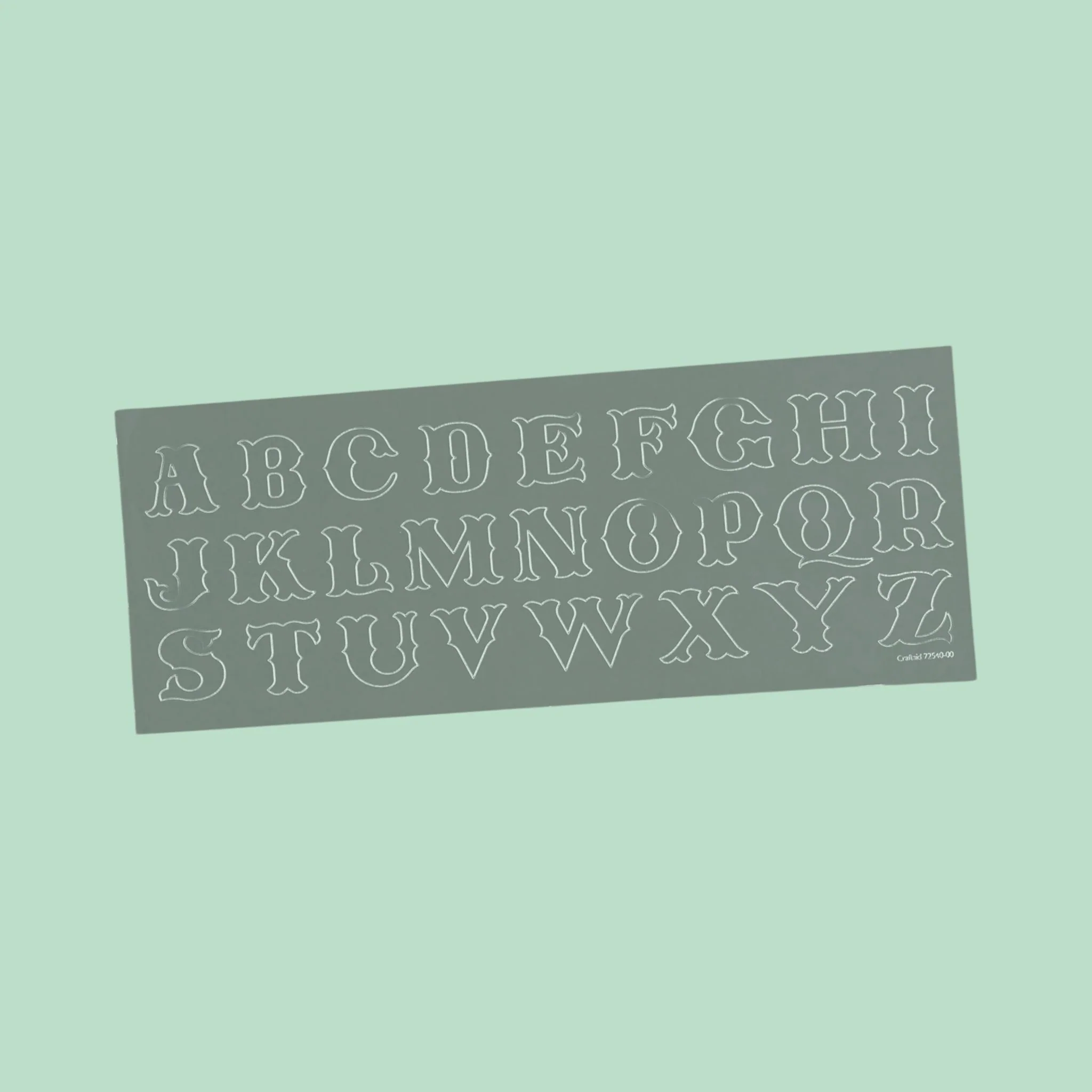 Alphabet Craftaid 19mm (3/4") - Image 4