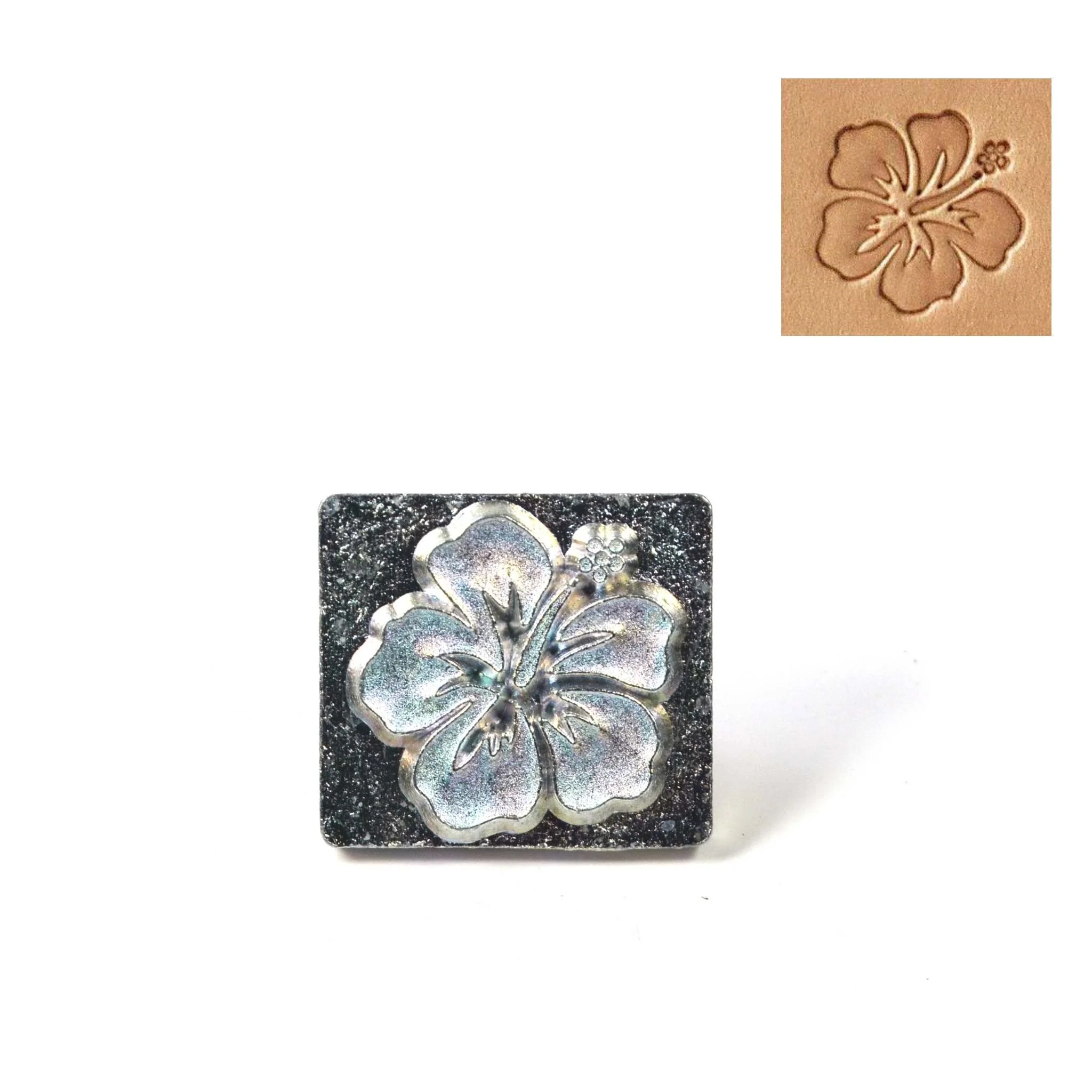 Hibiscus Flower 3d embossing stamp