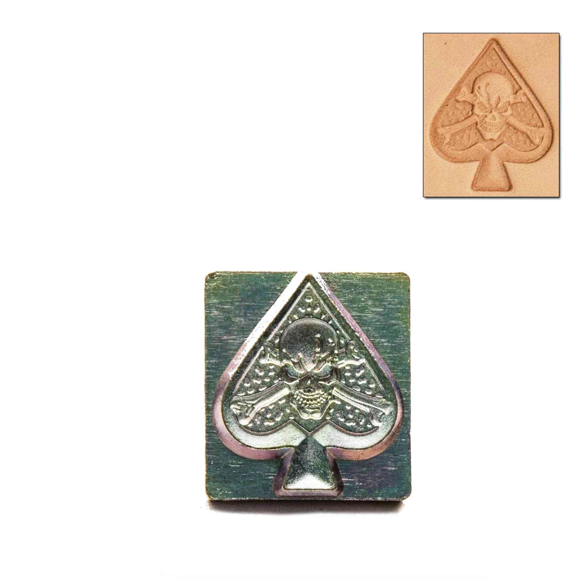 Ace of Spades 3d Embossing Stamp