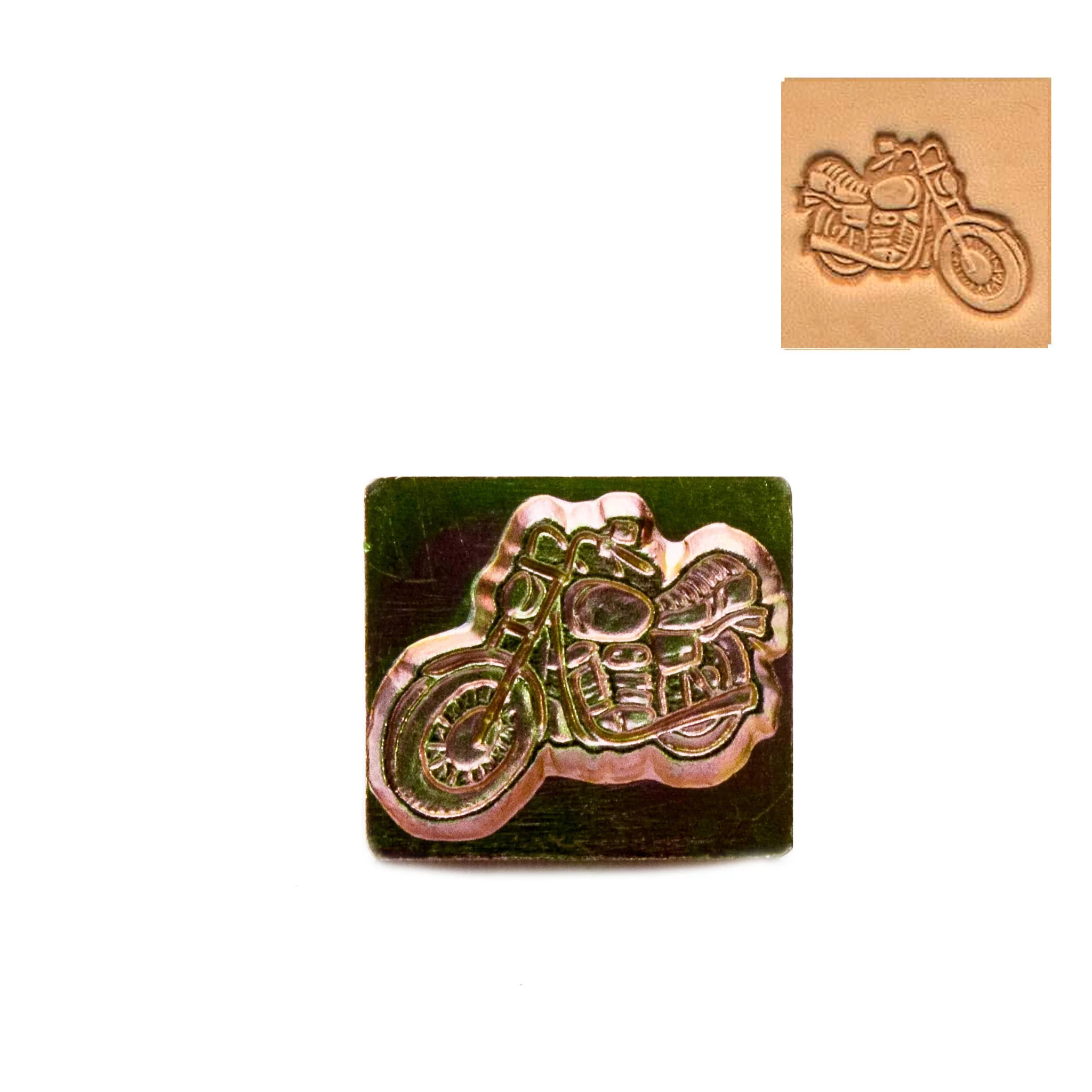 Motorbike 3d Embossing Stamp