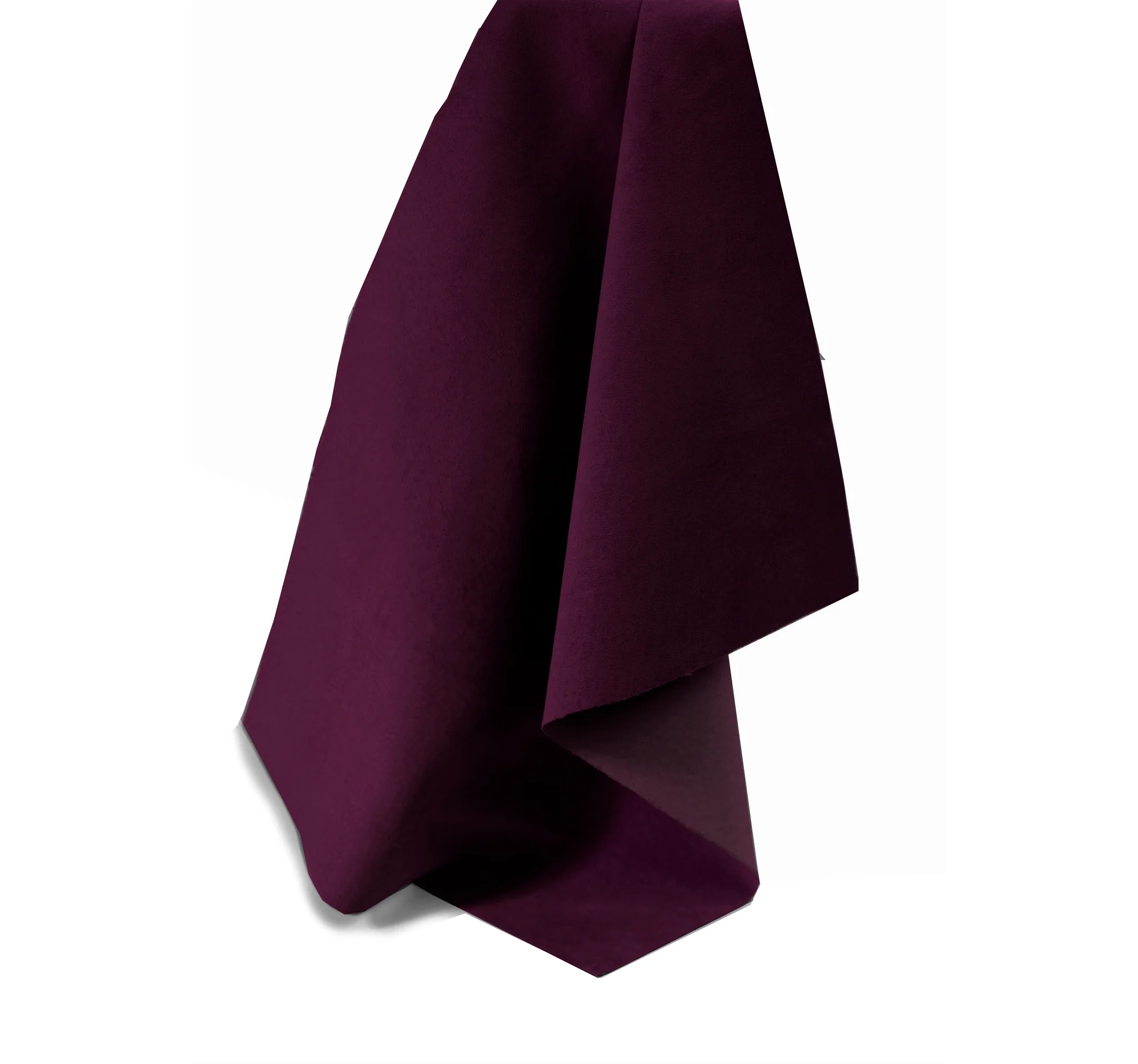 Aubergine Lightweight Soft Suede