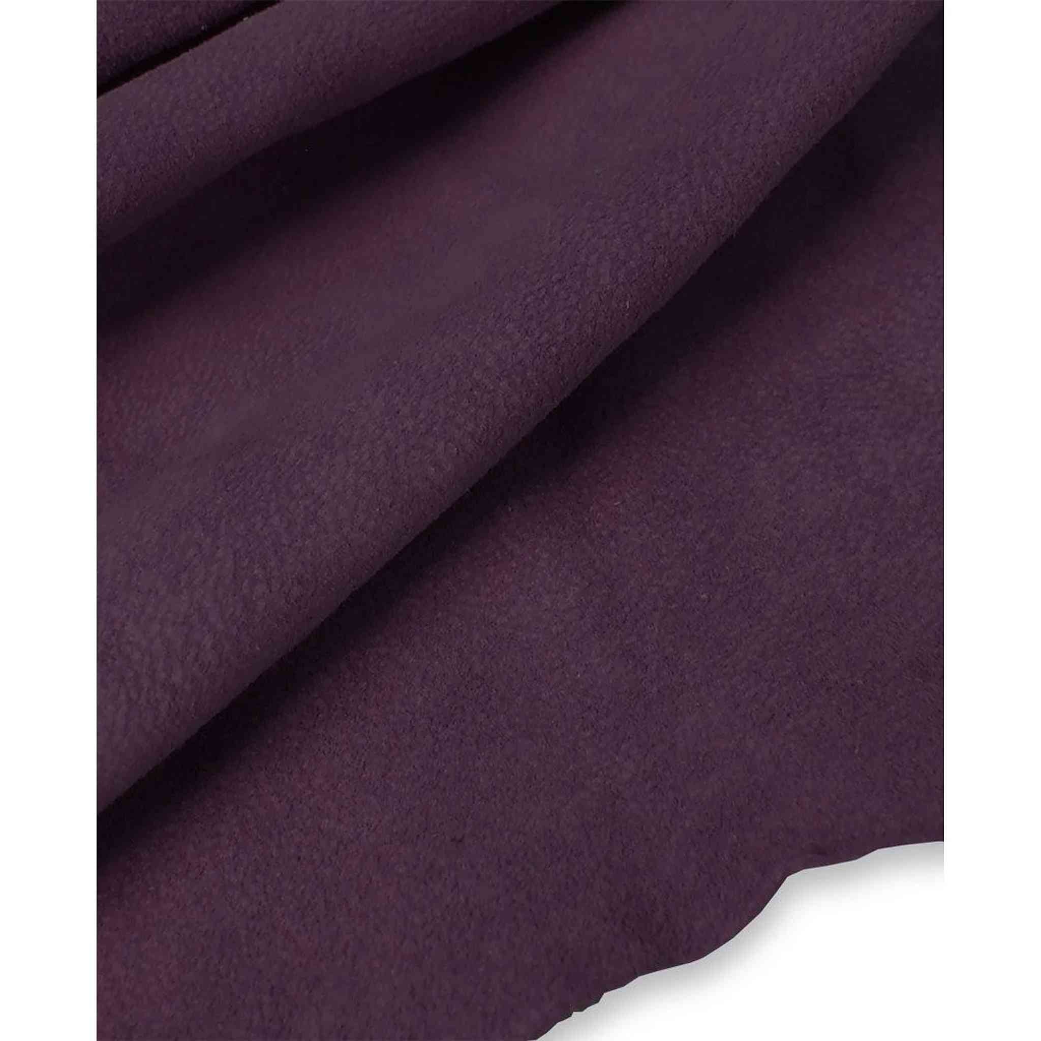 Aubergine Lightweight Soft Suede - Image 2