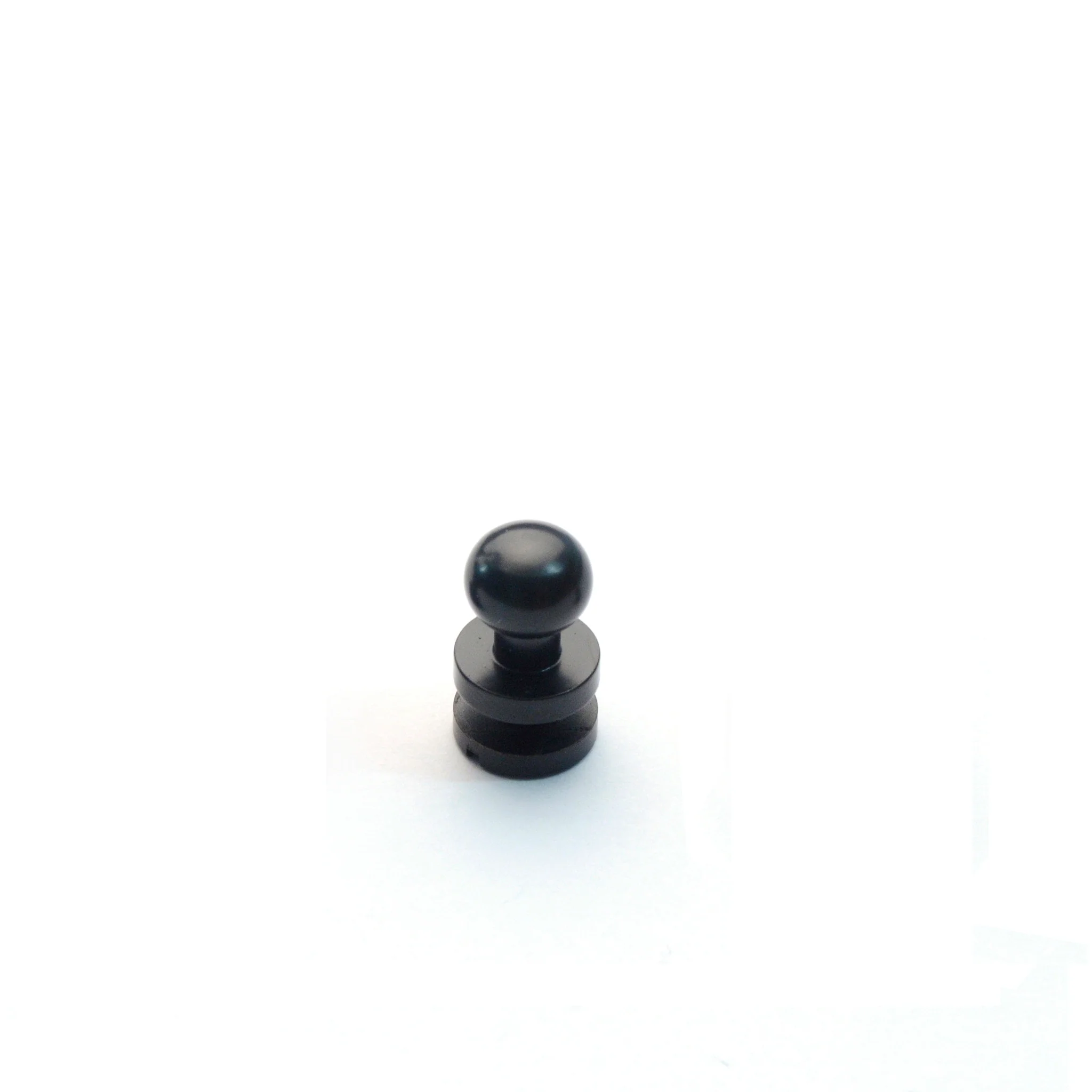 Black Plated Button Stud (Sam Browne) - Image 3