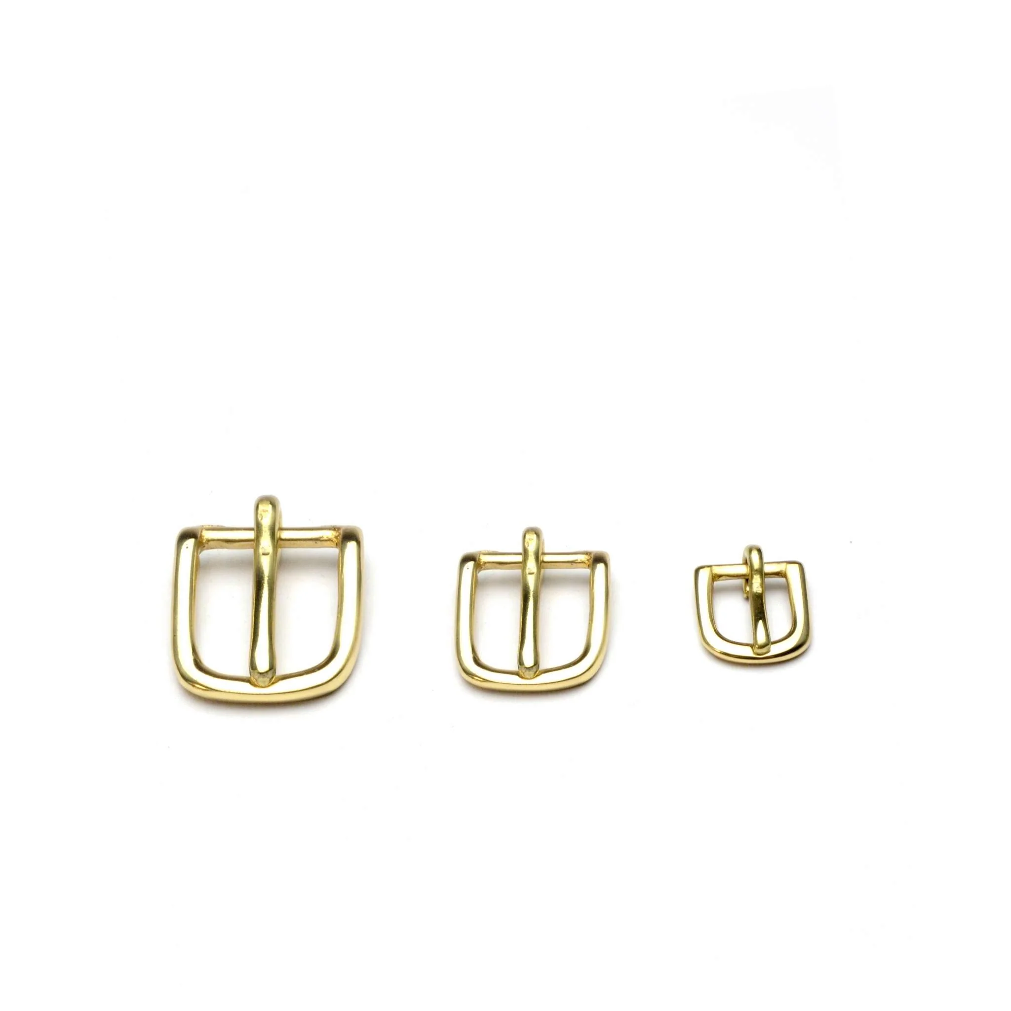 Bridle Buckle - Heel Bar Strap Buckle Brass Plate