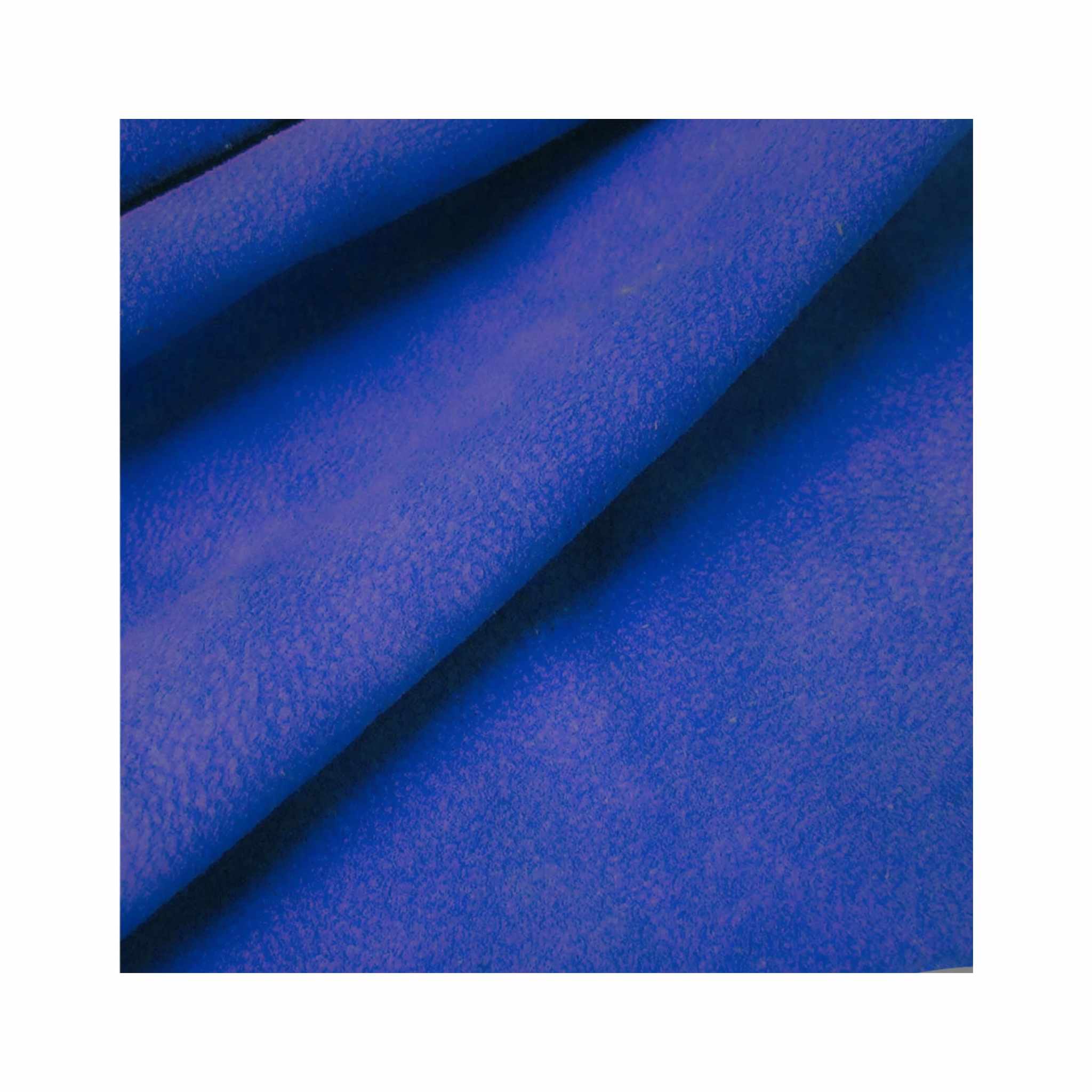 Bright Blue Lightweight Soft Suede - Image 2