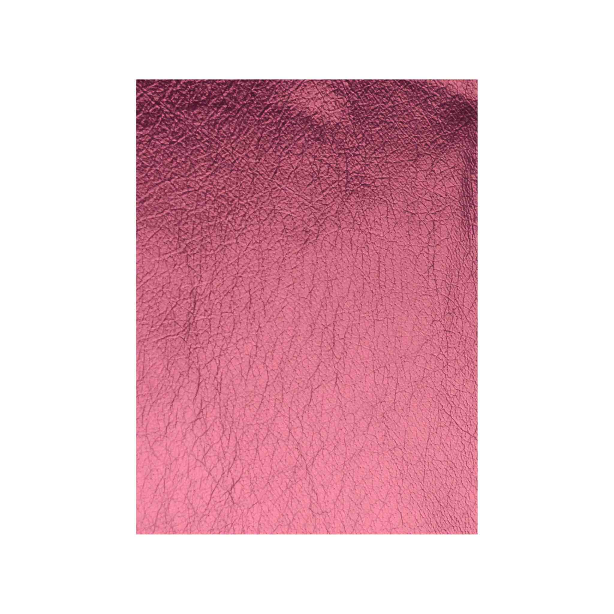 Candy Pink Metallic Foil Leather - Image 4