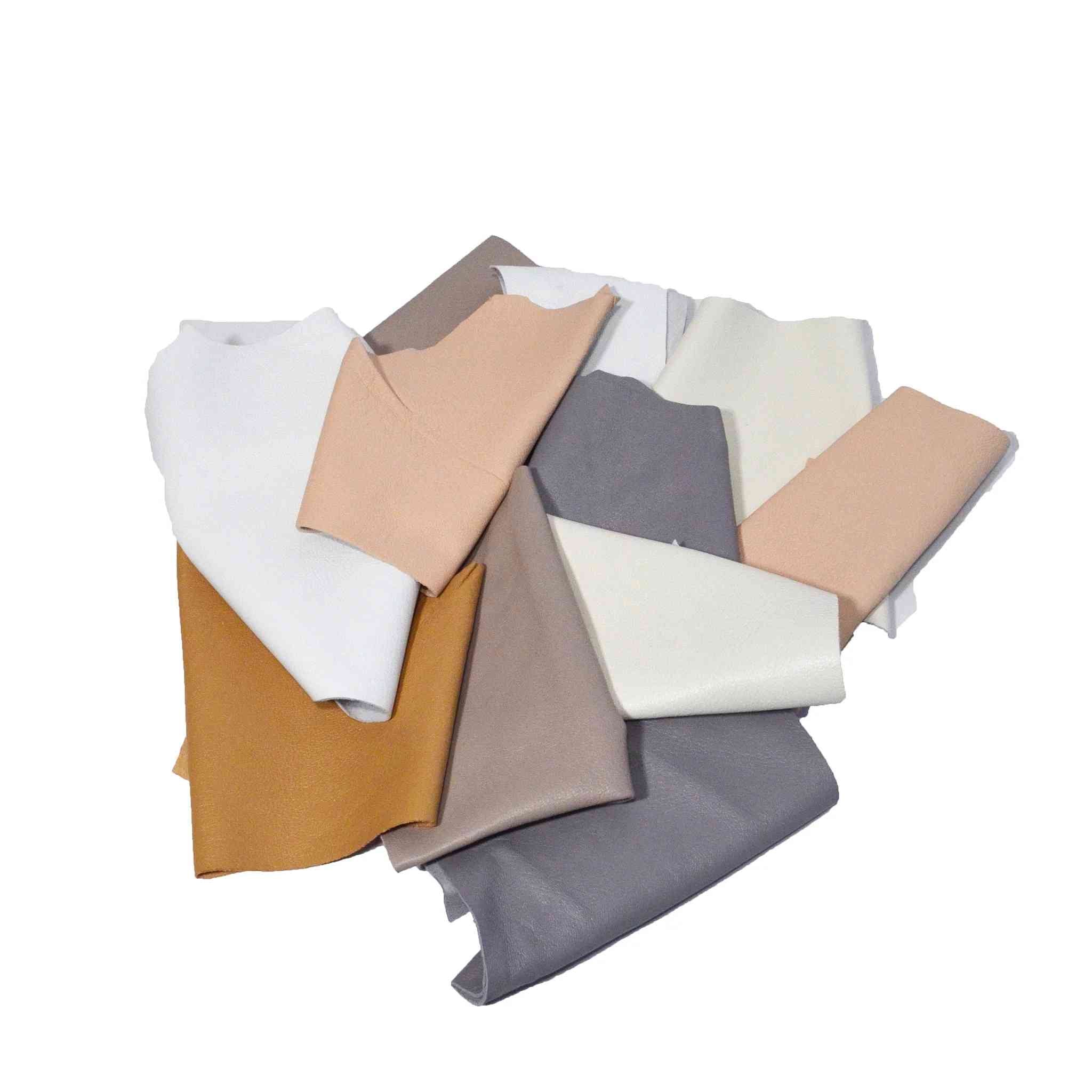 Bundle of Fine Sheepskin Leather - Neutrals - Image 3