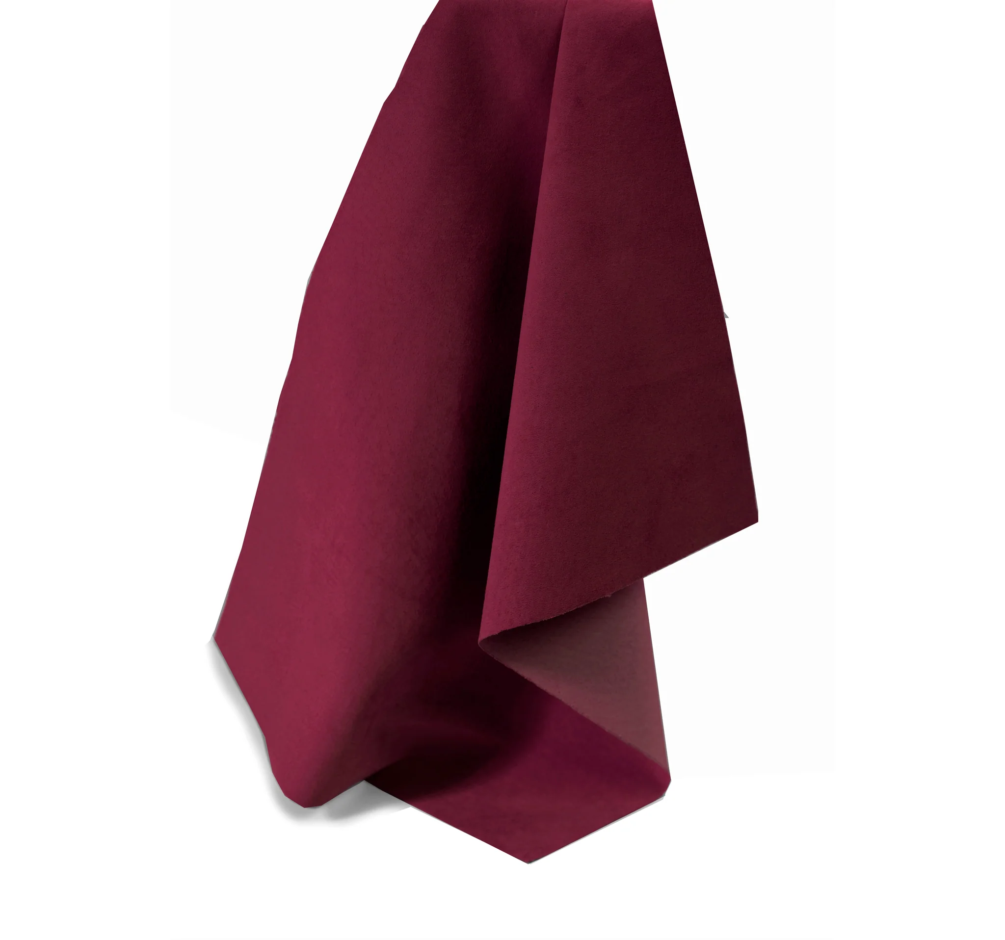 Burgundy Lightweight Soft Suede