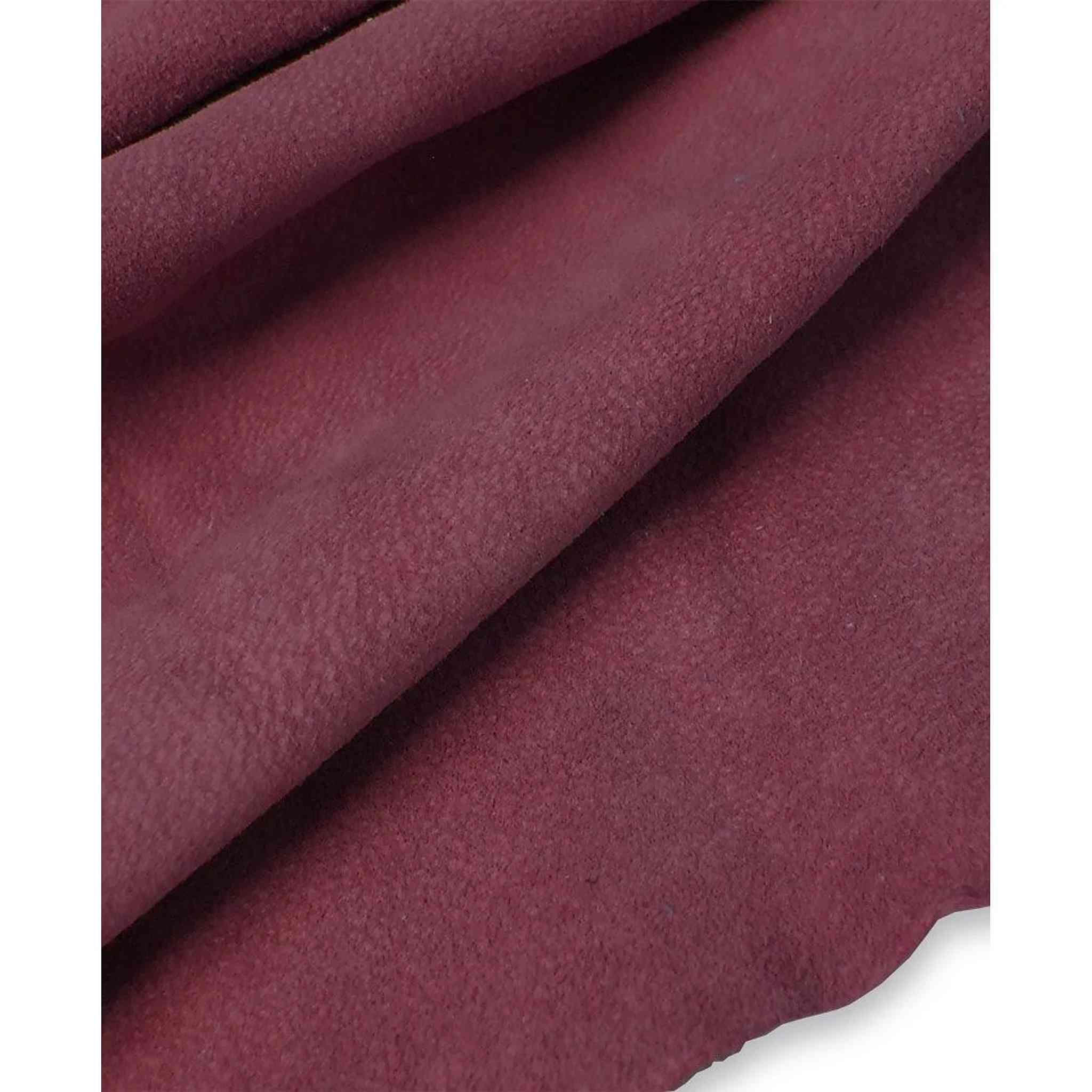 Burgundy Lightweight Soft Suede - Image 2