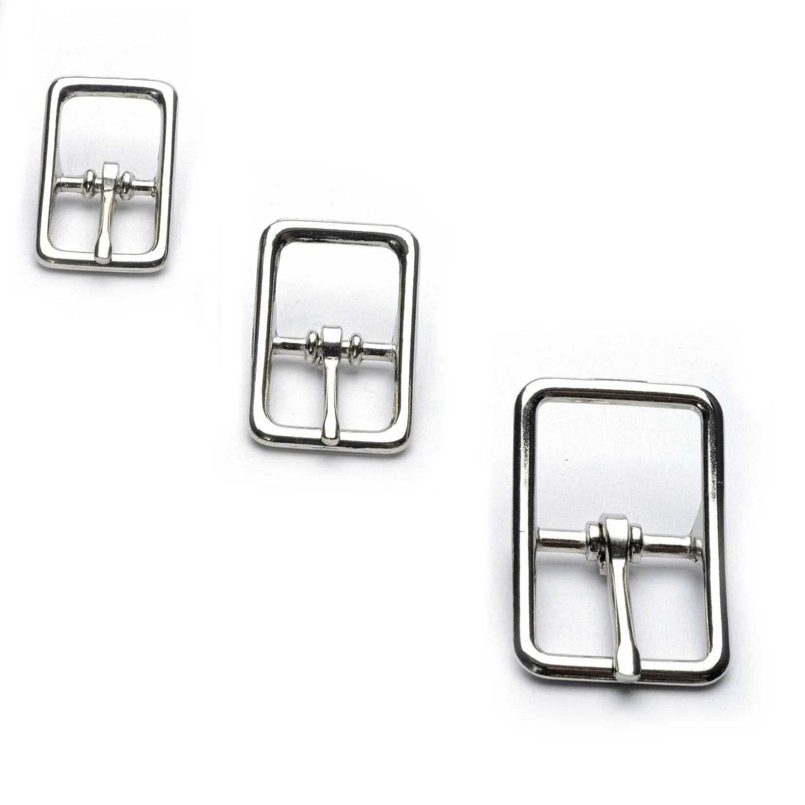 Centre Bar Nickel Strap Buckle - Image 2