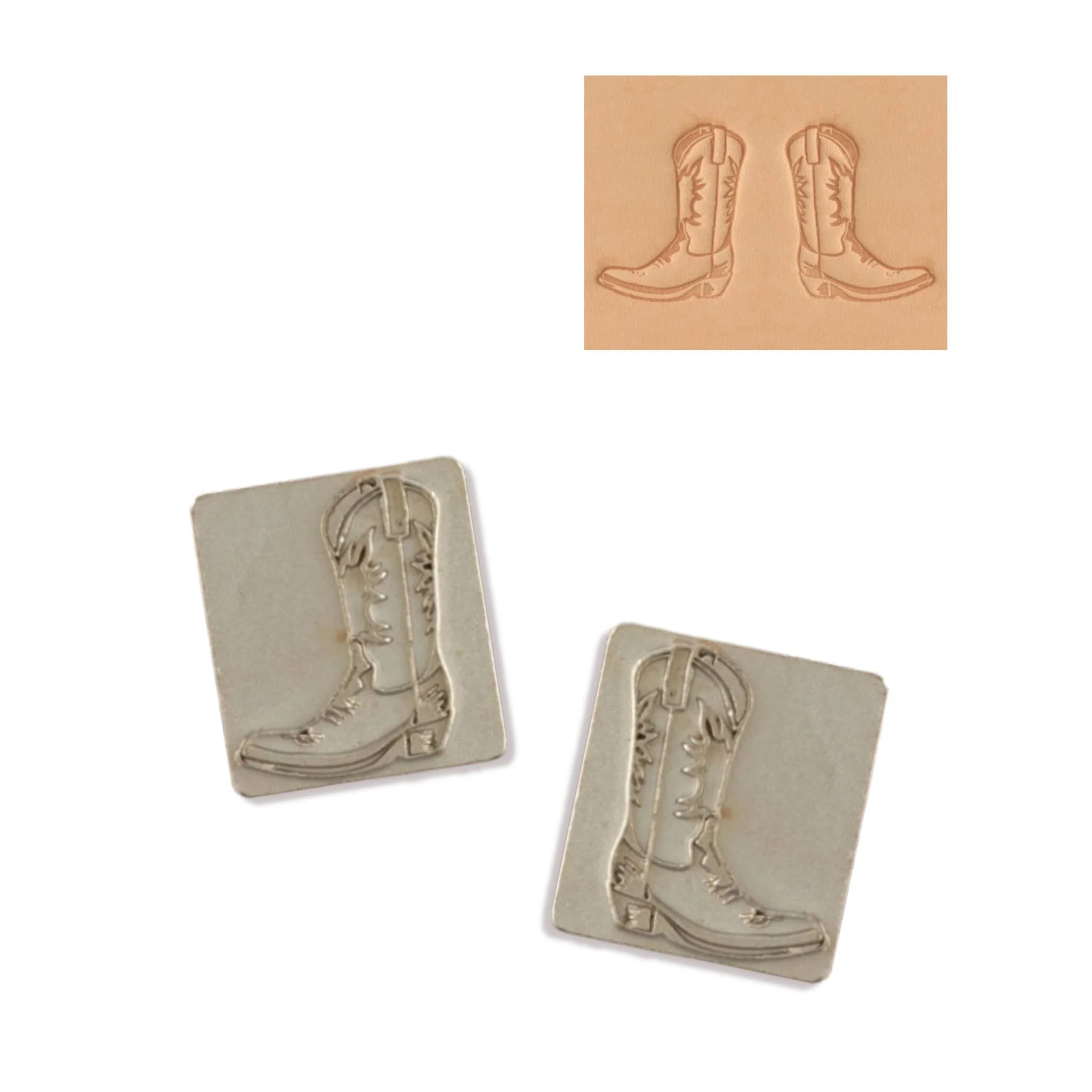 Cowboy Boot 3d embossing stamp - Image 2