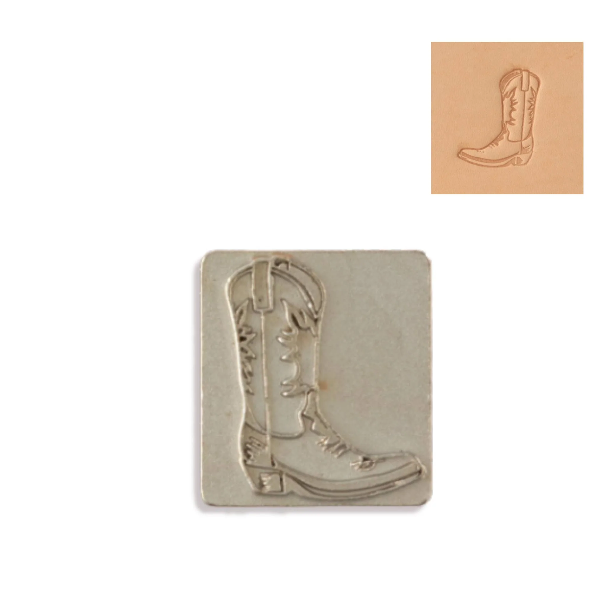 Cowboy Boot 3d embossing stamp - Image 3