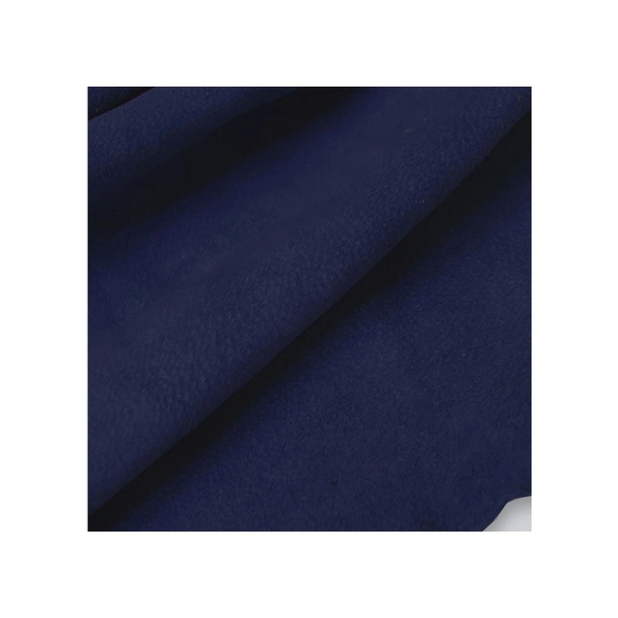 Dark Navy Lightweight Soft Suede - Image 3