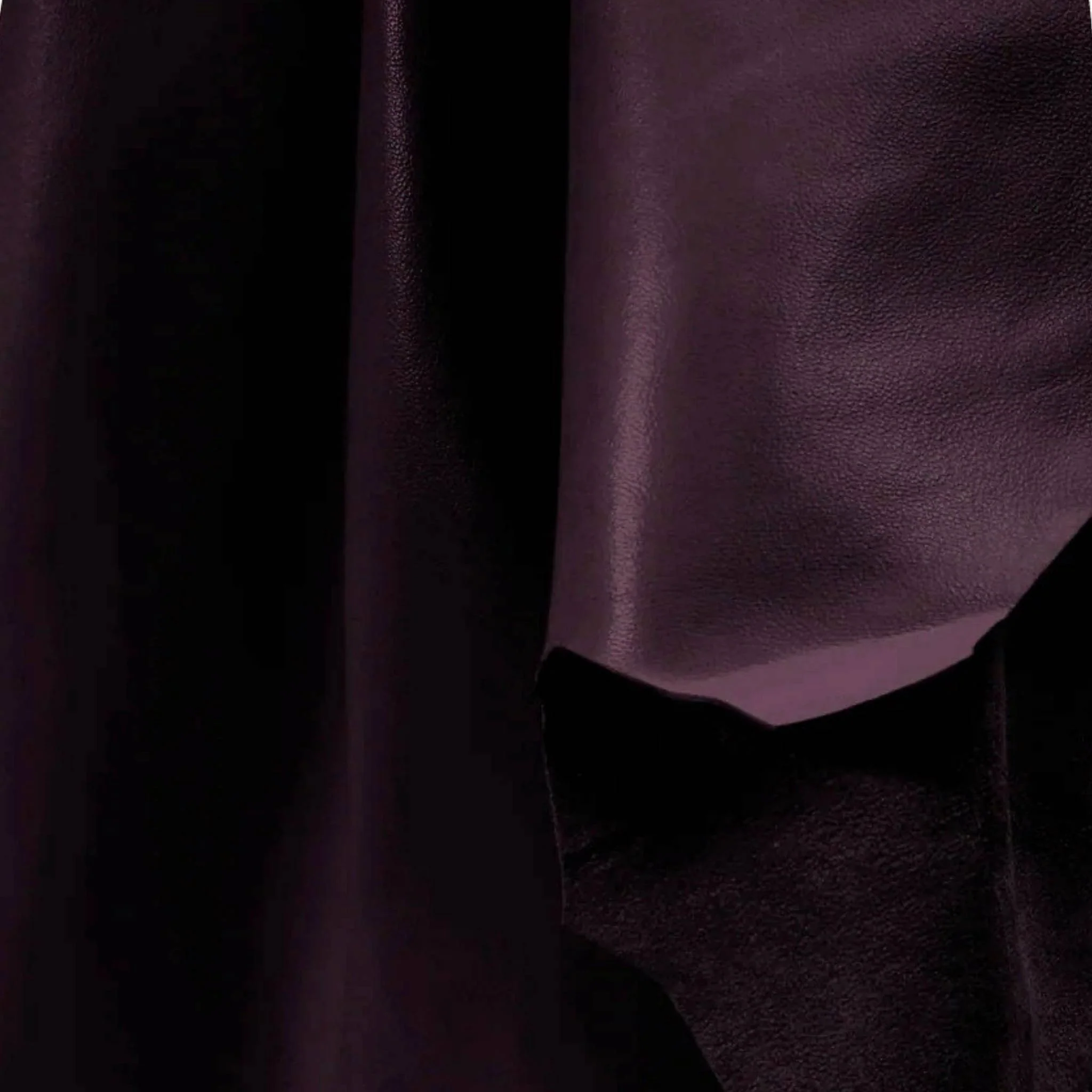 Dark Purple Lamb Clothing Leather