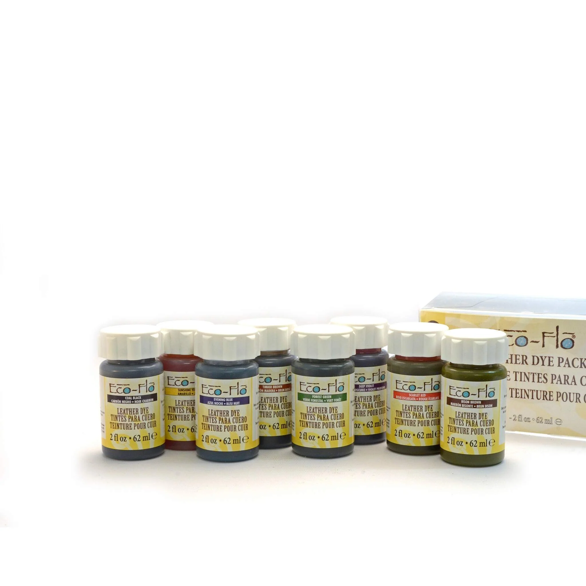 Eco-Flo Leather Dye Assortment Pack - Image 2