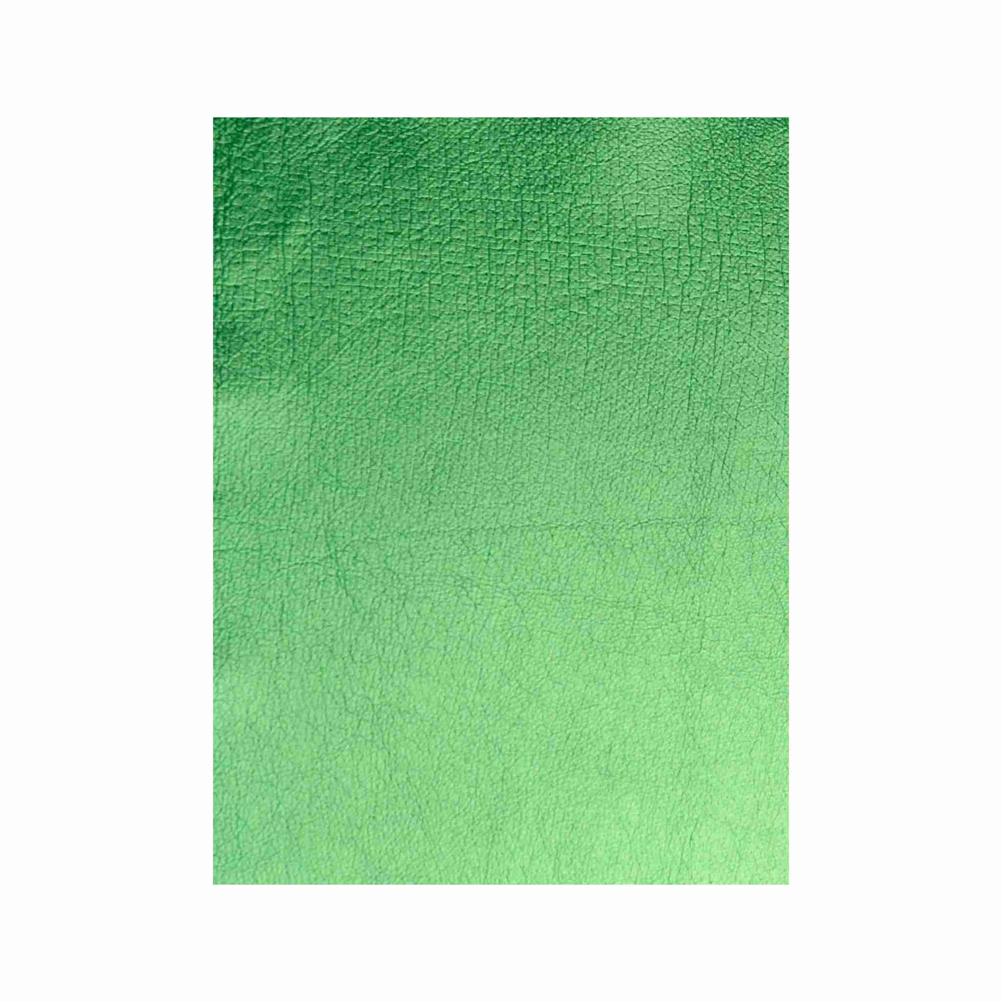 Harlequin Green Metallic Foil Leather - Image 3