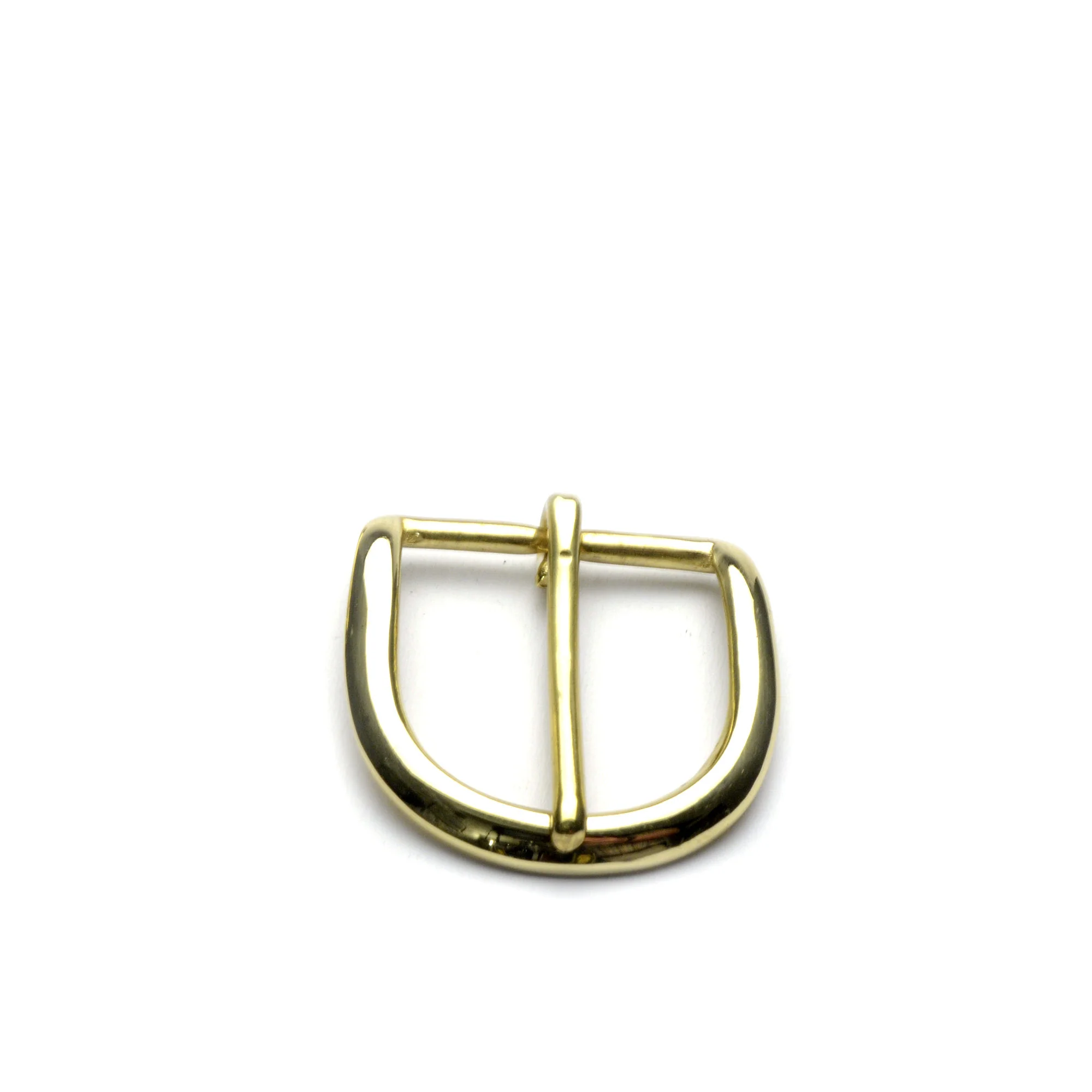 Heel Bar Rounded Buckle Solid Brass
