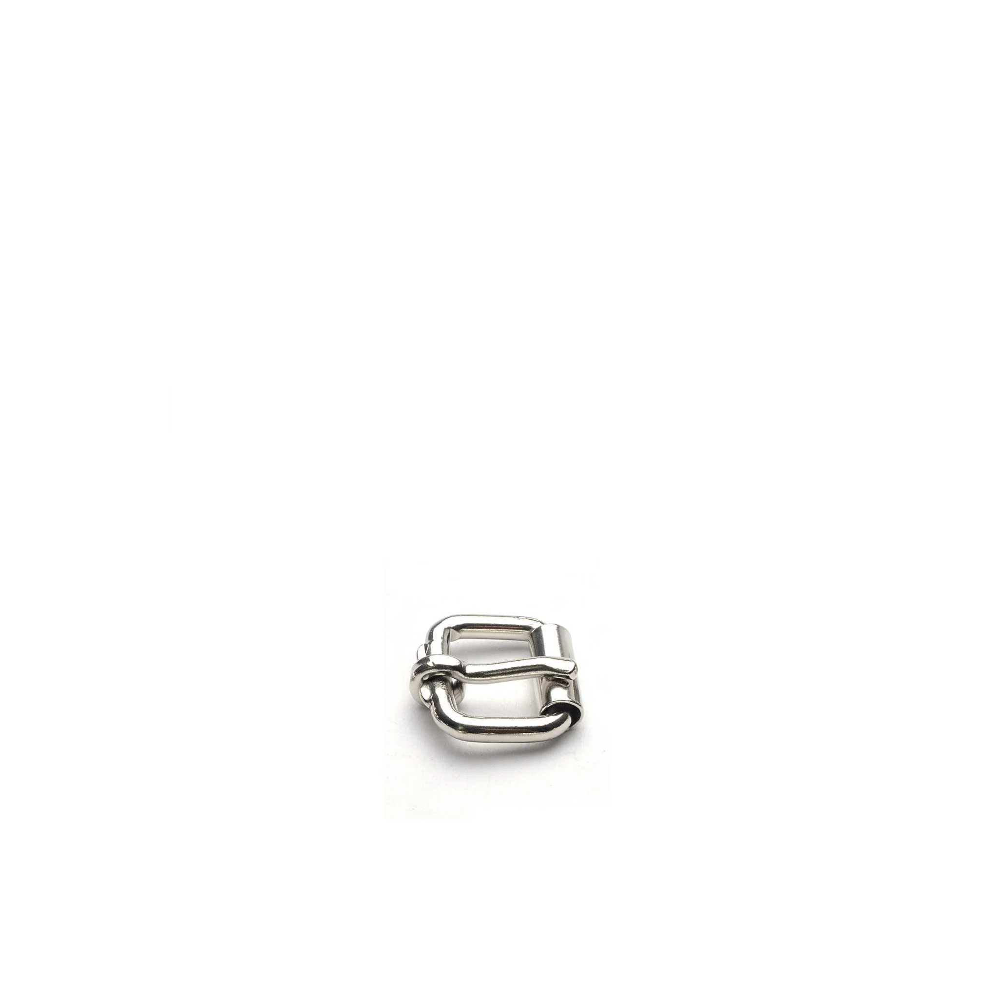 Single Prong Roller Buckle Nickel Plate - Image 4
