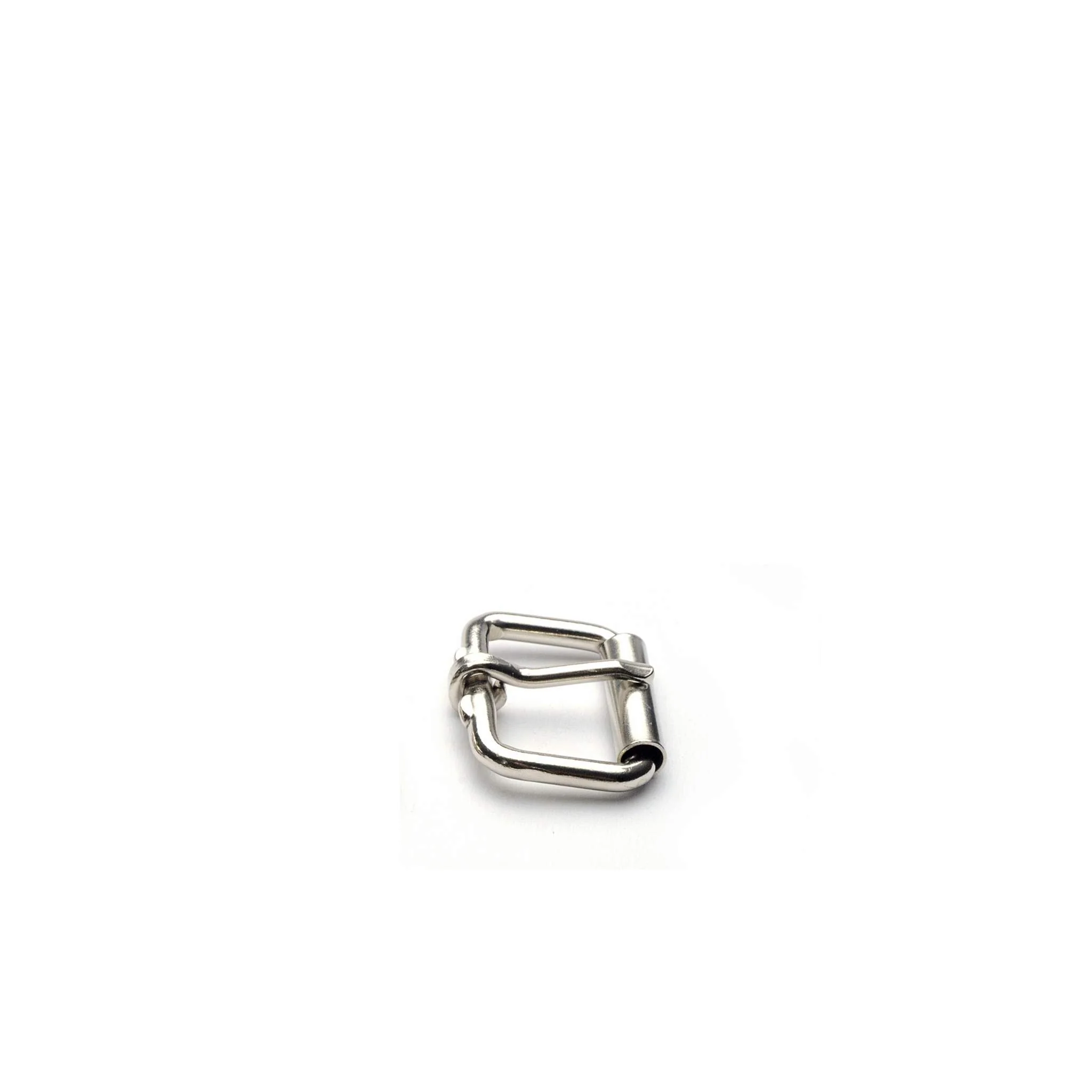 Single Prong Roller Buckle Nickel Plate - Image 6