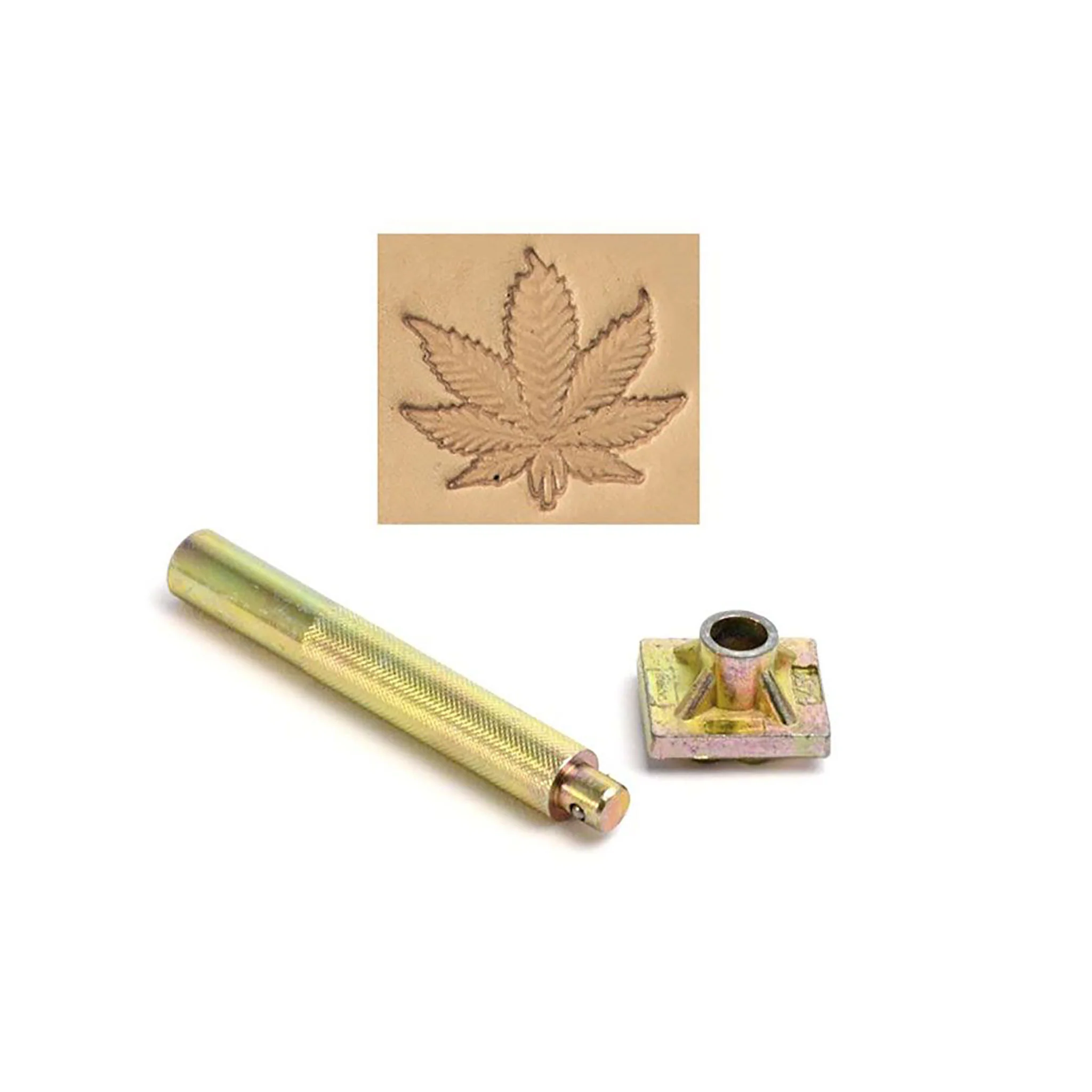 Hemp Leaf 3D Embossing Stamp - Image 2