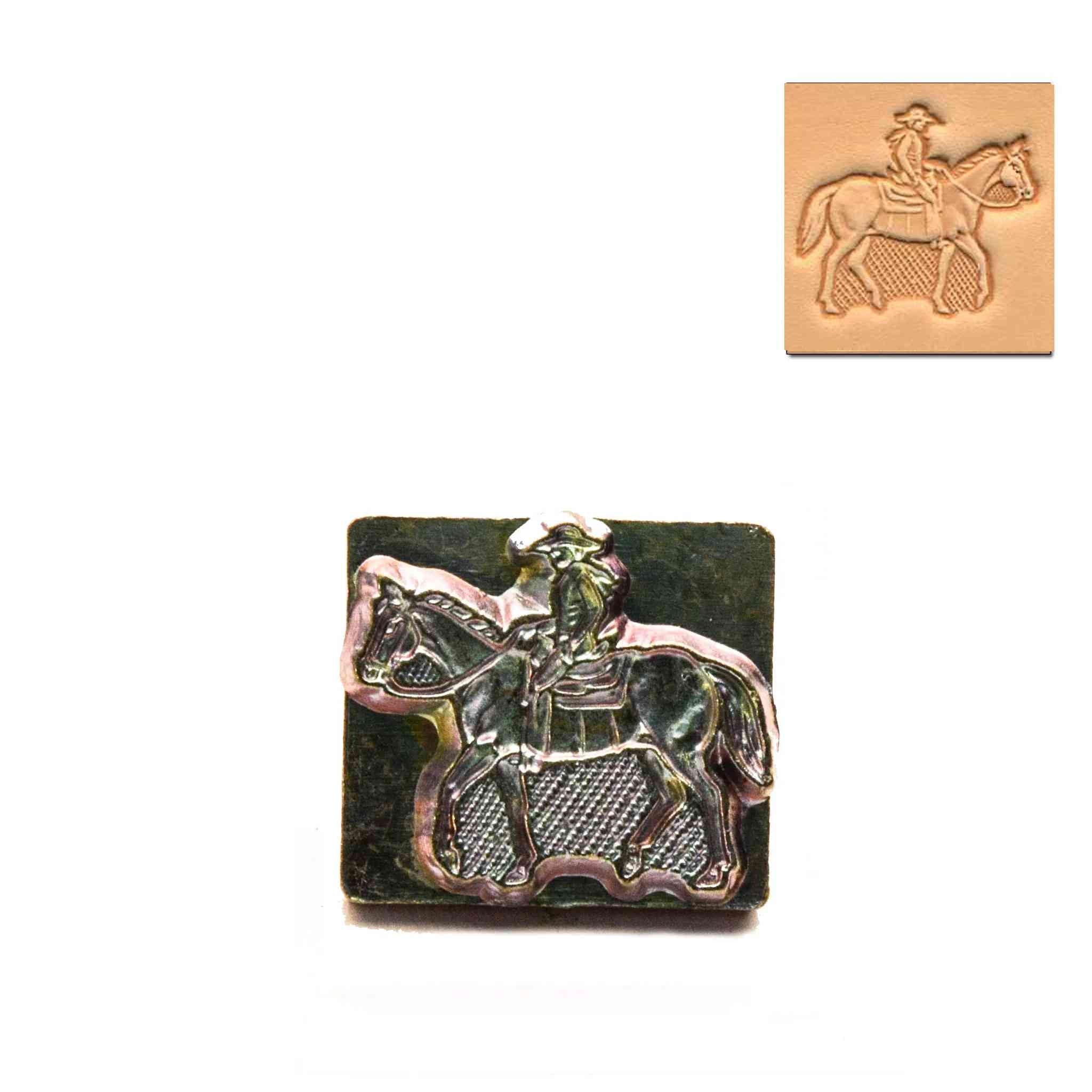 Horse & Rider 3D Embossing Stamp