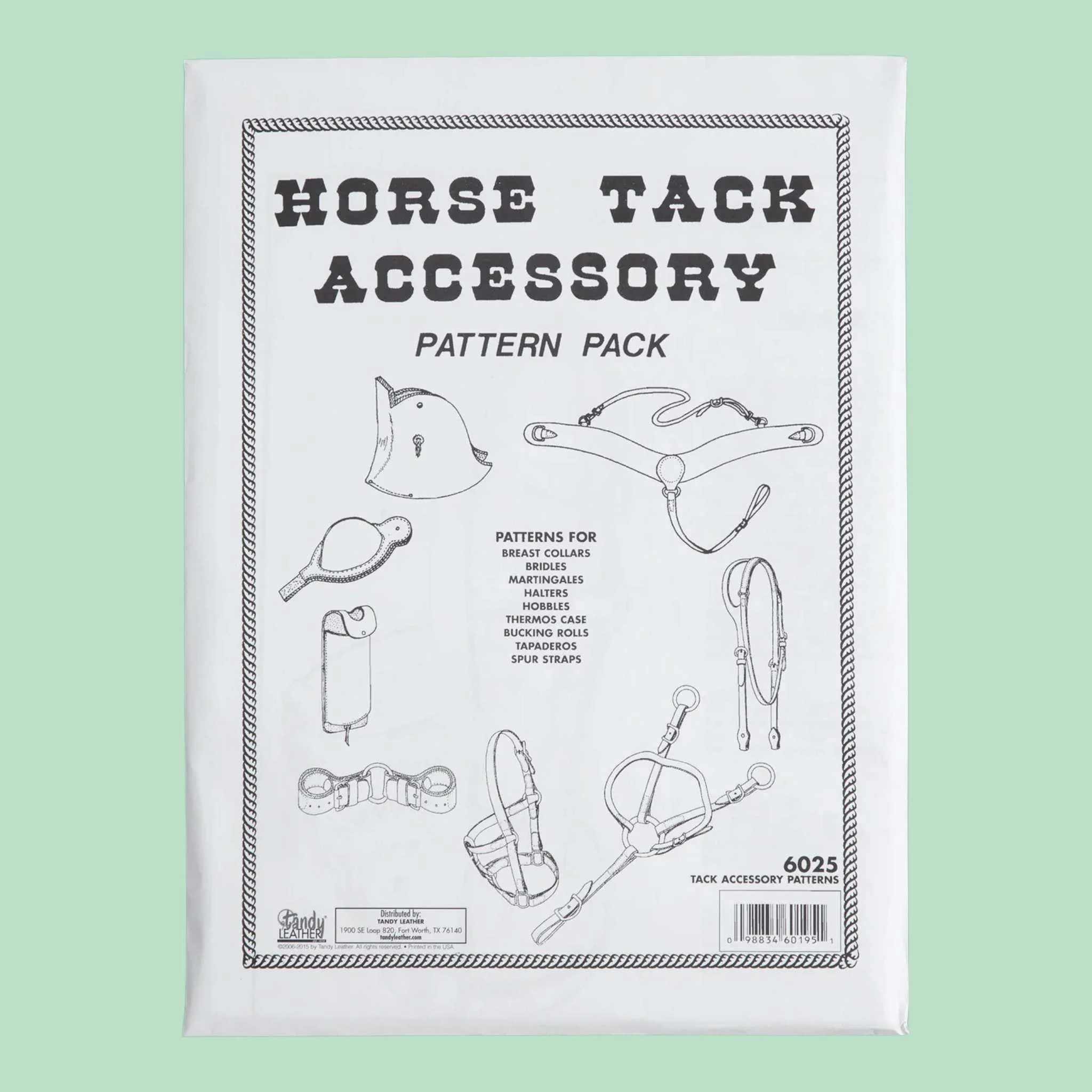 Horse Tack Paper Pattern
