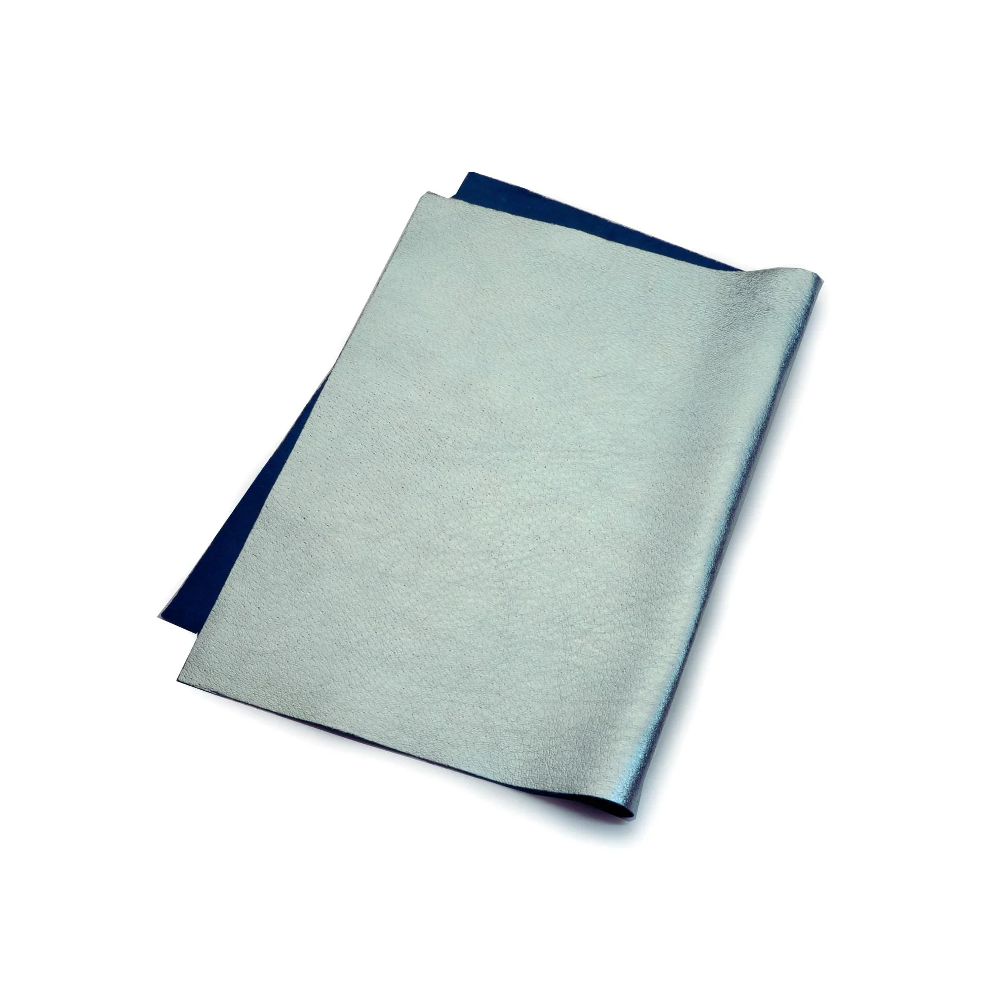 Iced Blue Metallic Foil Leather - Image 3