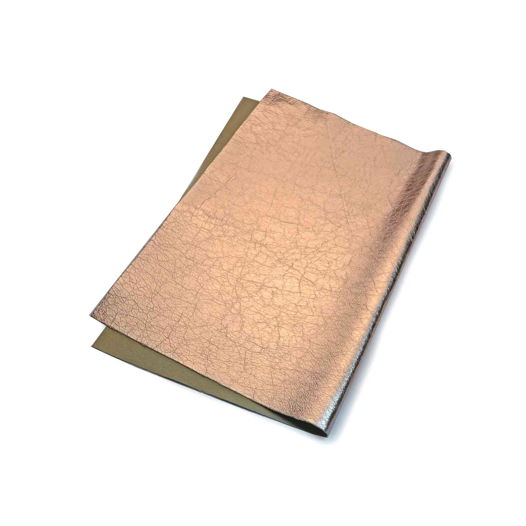 Iced Pink Metallic Foil Leather - Image 3