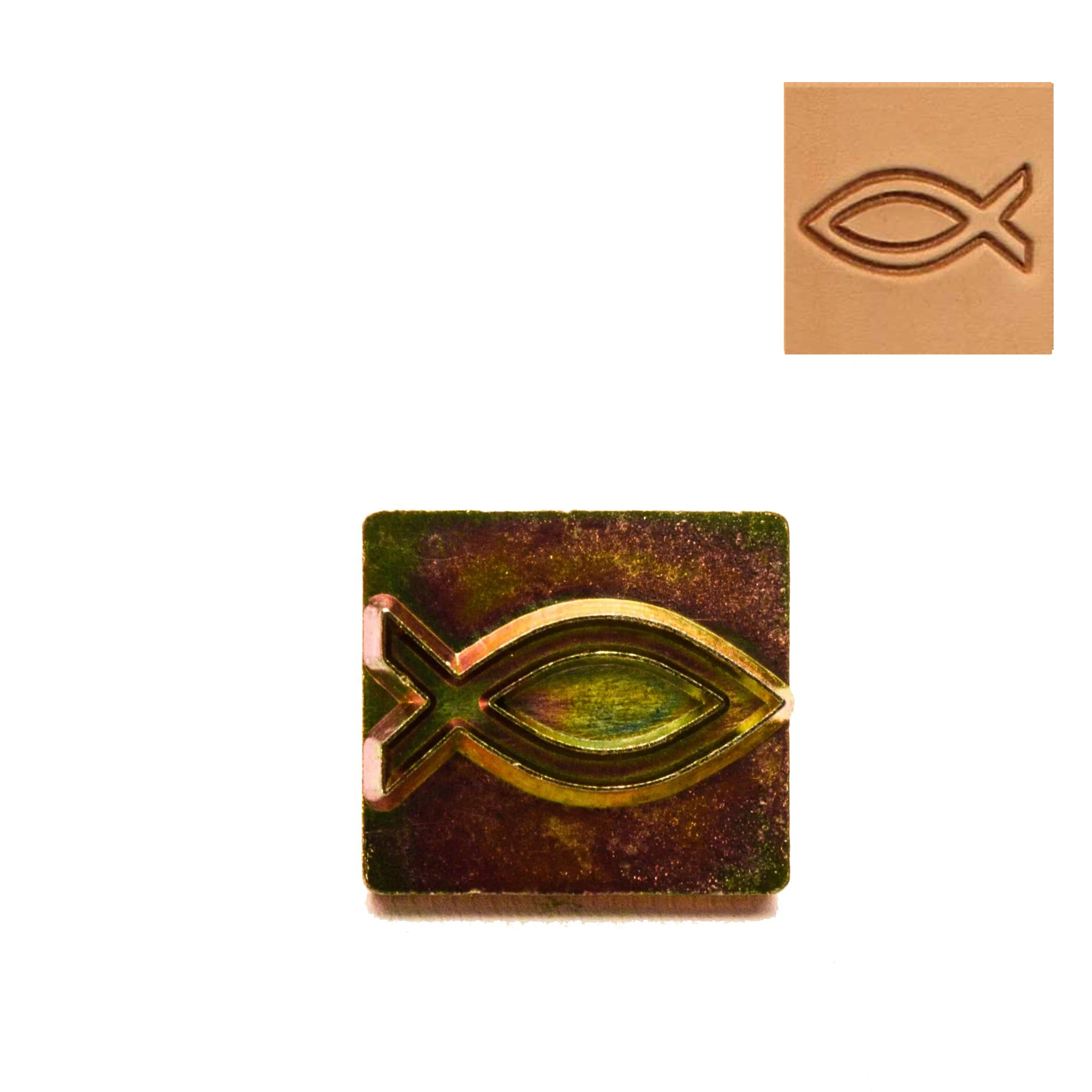 Ichthus Fish 3D Embossing Stamp