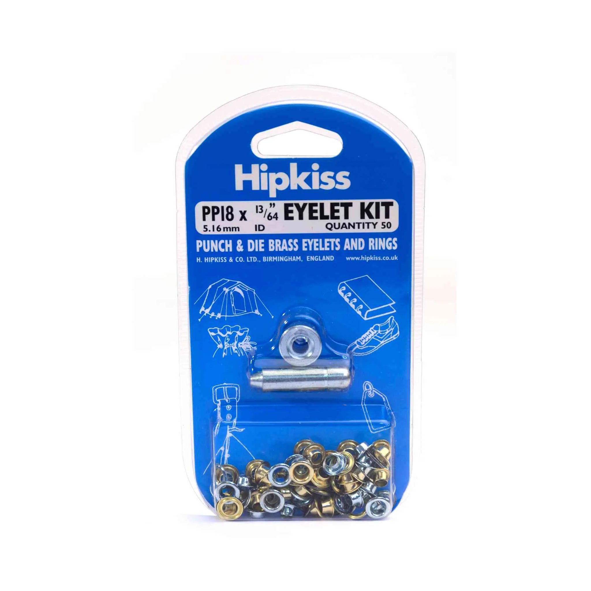 Hipkiss Two Part Eyelet Kit - Image 2
