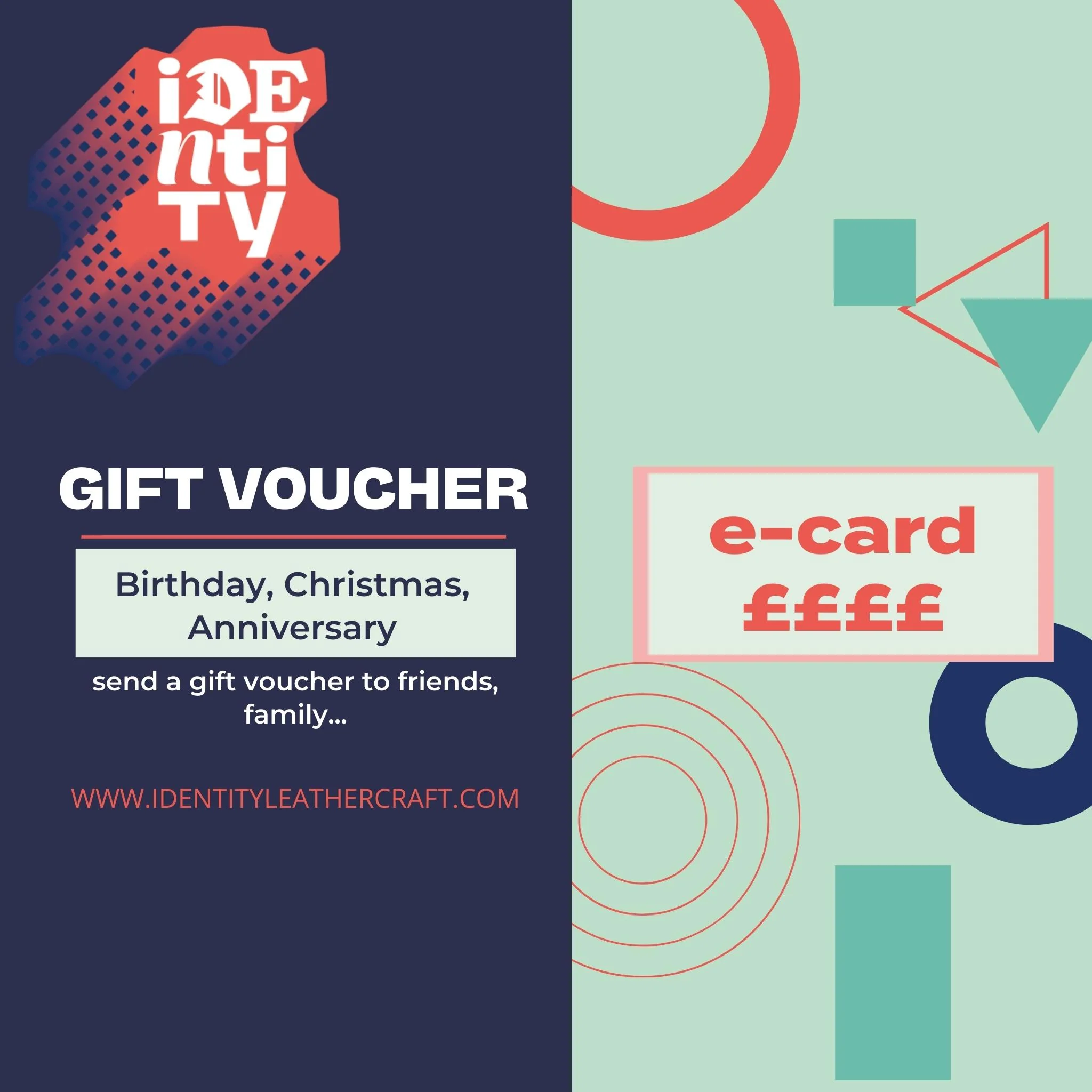 Identity Leathercraft Gift Card (Voucher)
