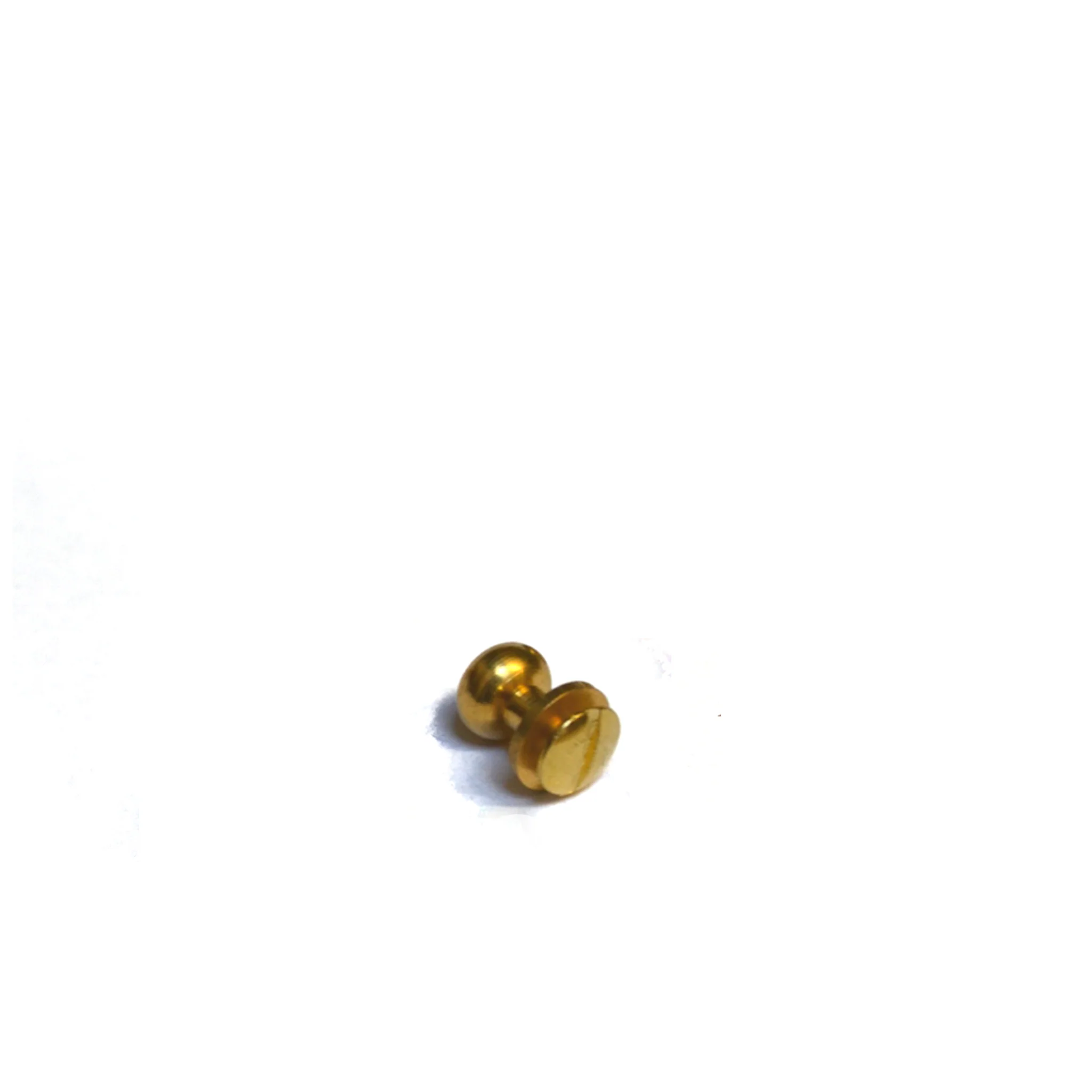 Identity Solid Brass Button Stud (Sam Browne) - Image 4
