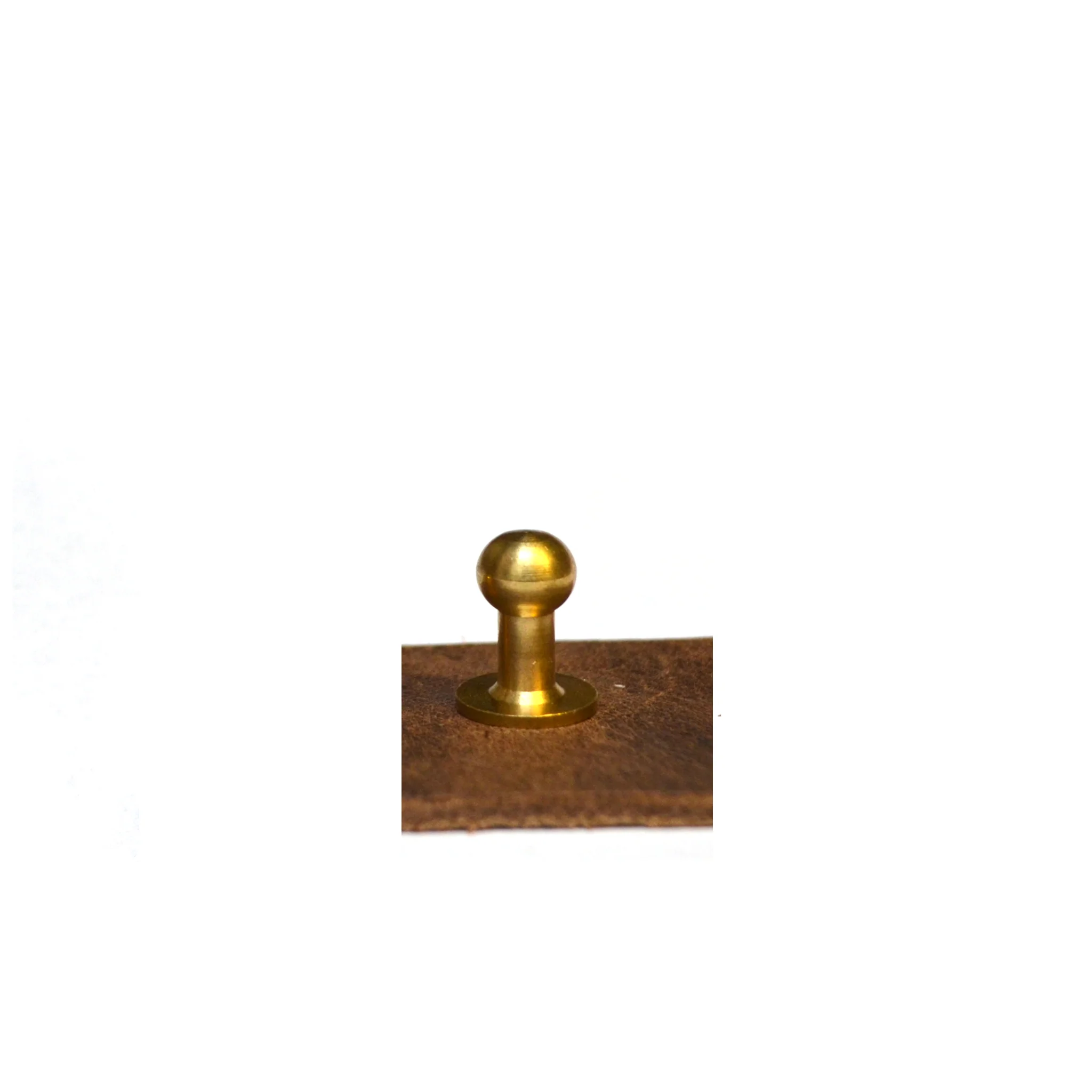 Identity Solid Brass Button Stud (Sam Browne) - Image 5