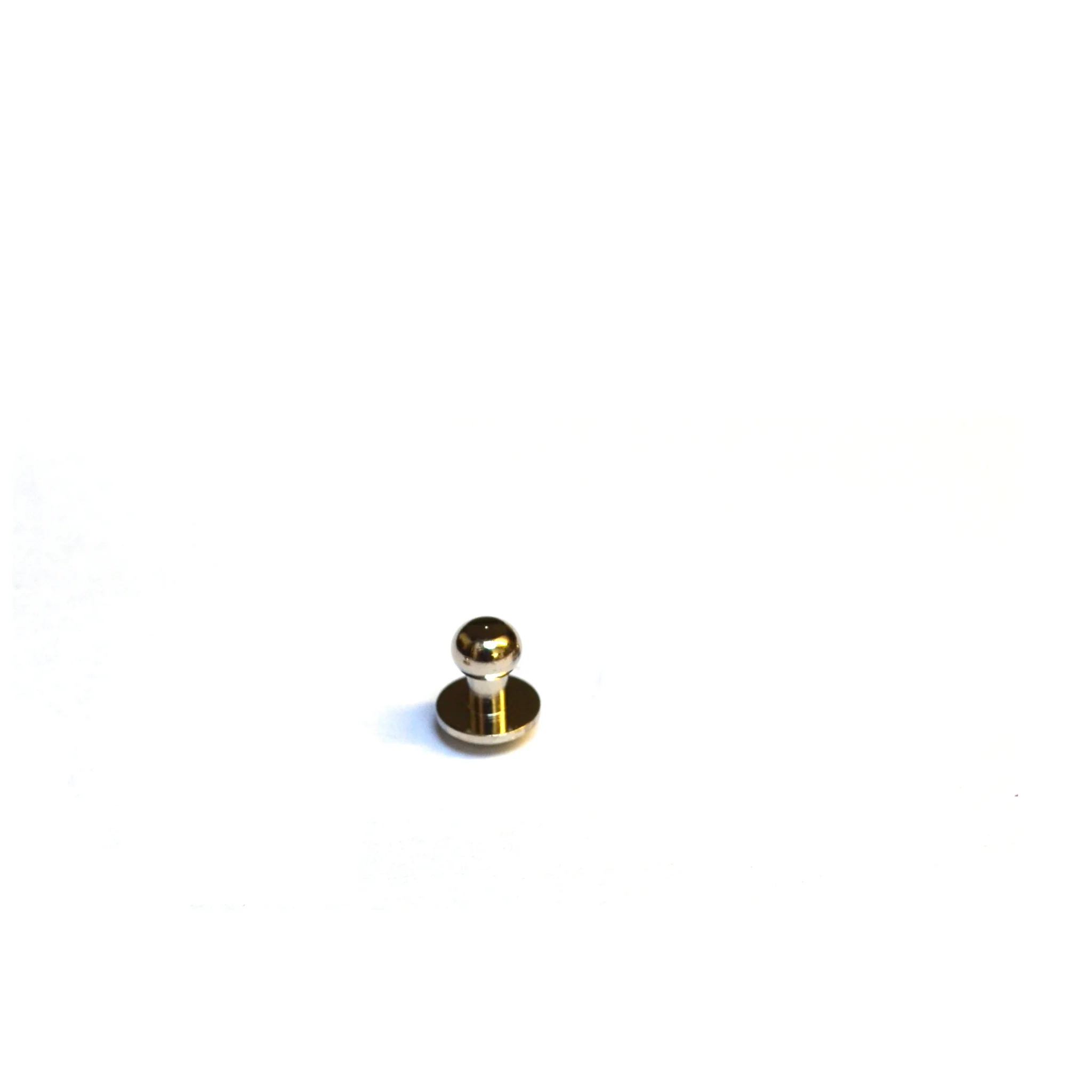 Identity Nickel Button Stud (Sam Browne) - Image 3