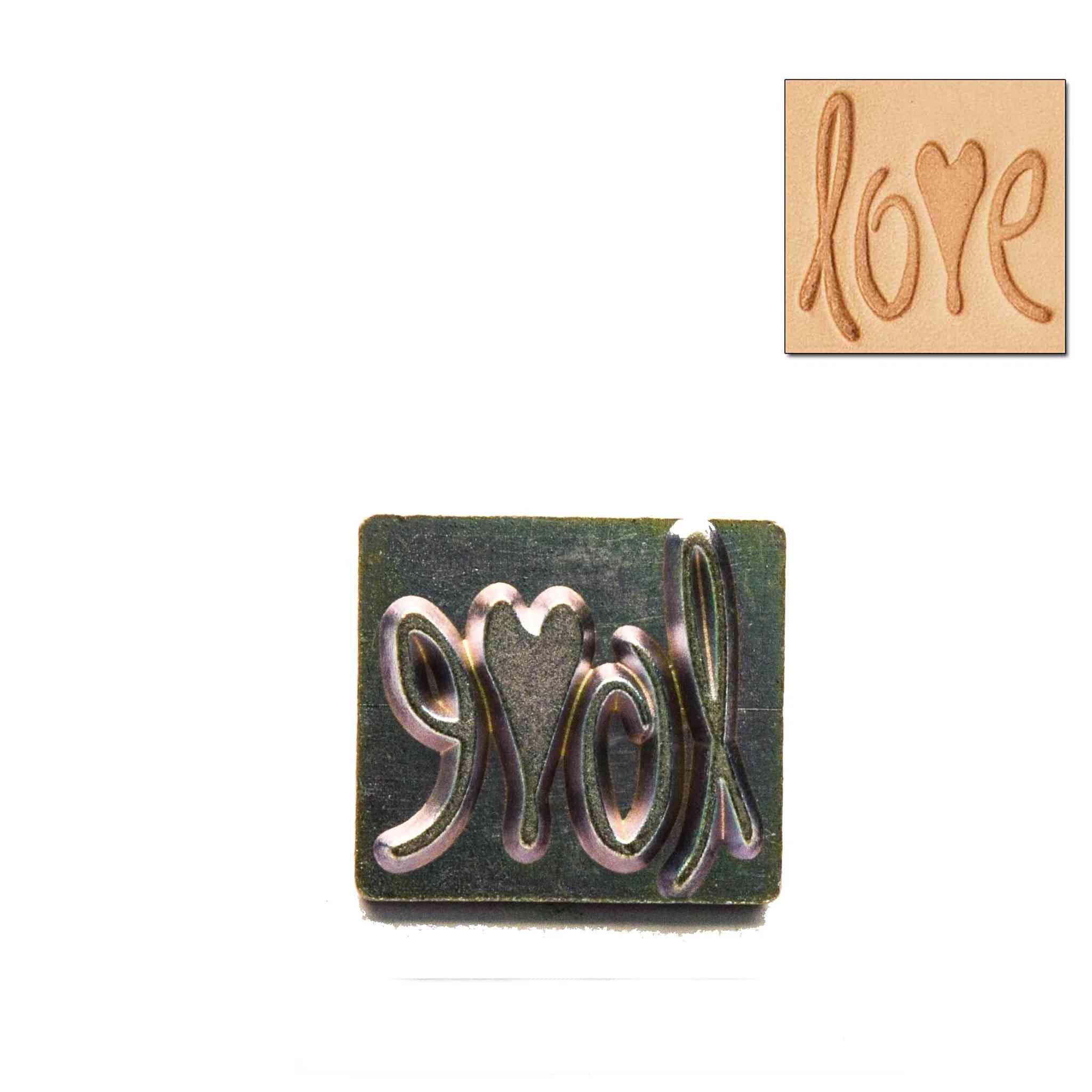 Love 3D Embossing Stamp