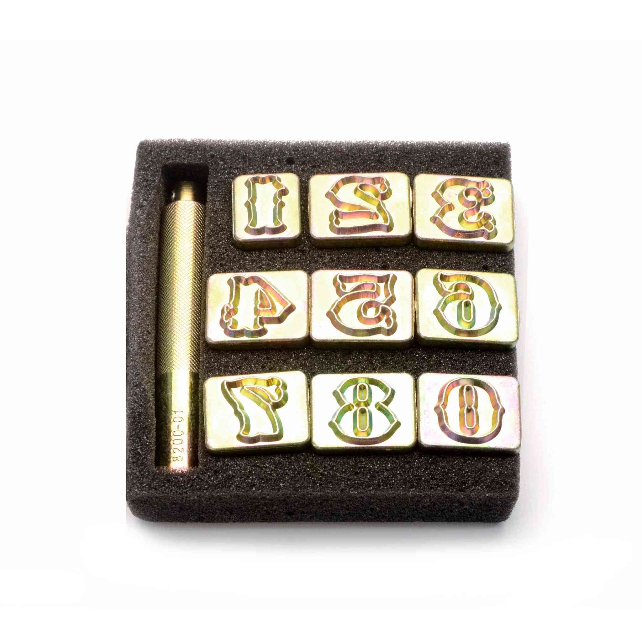 3/4" Standard Alphabet and Number Stamp Sets - Image 3