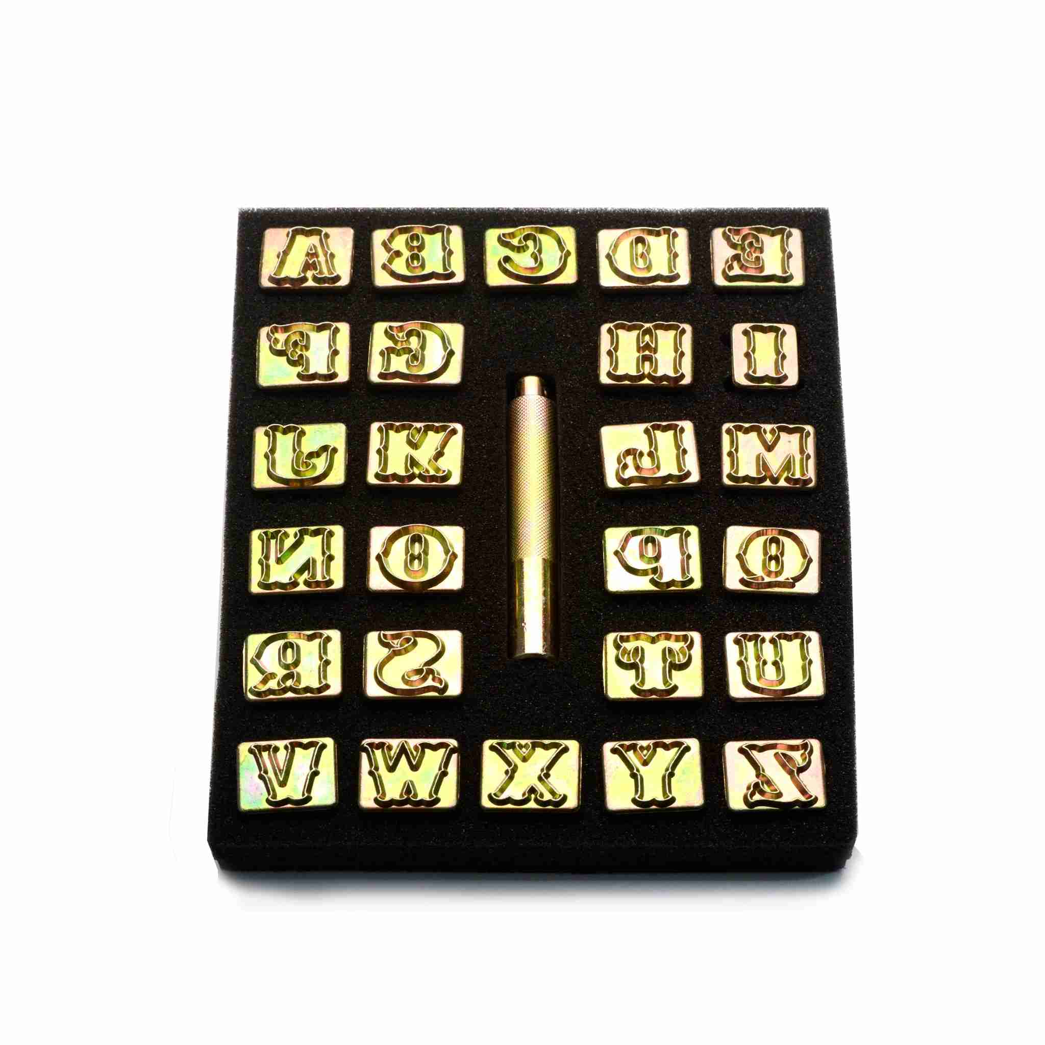 3/4" Standard Alphabet and Number Stamp Sets - Image 4