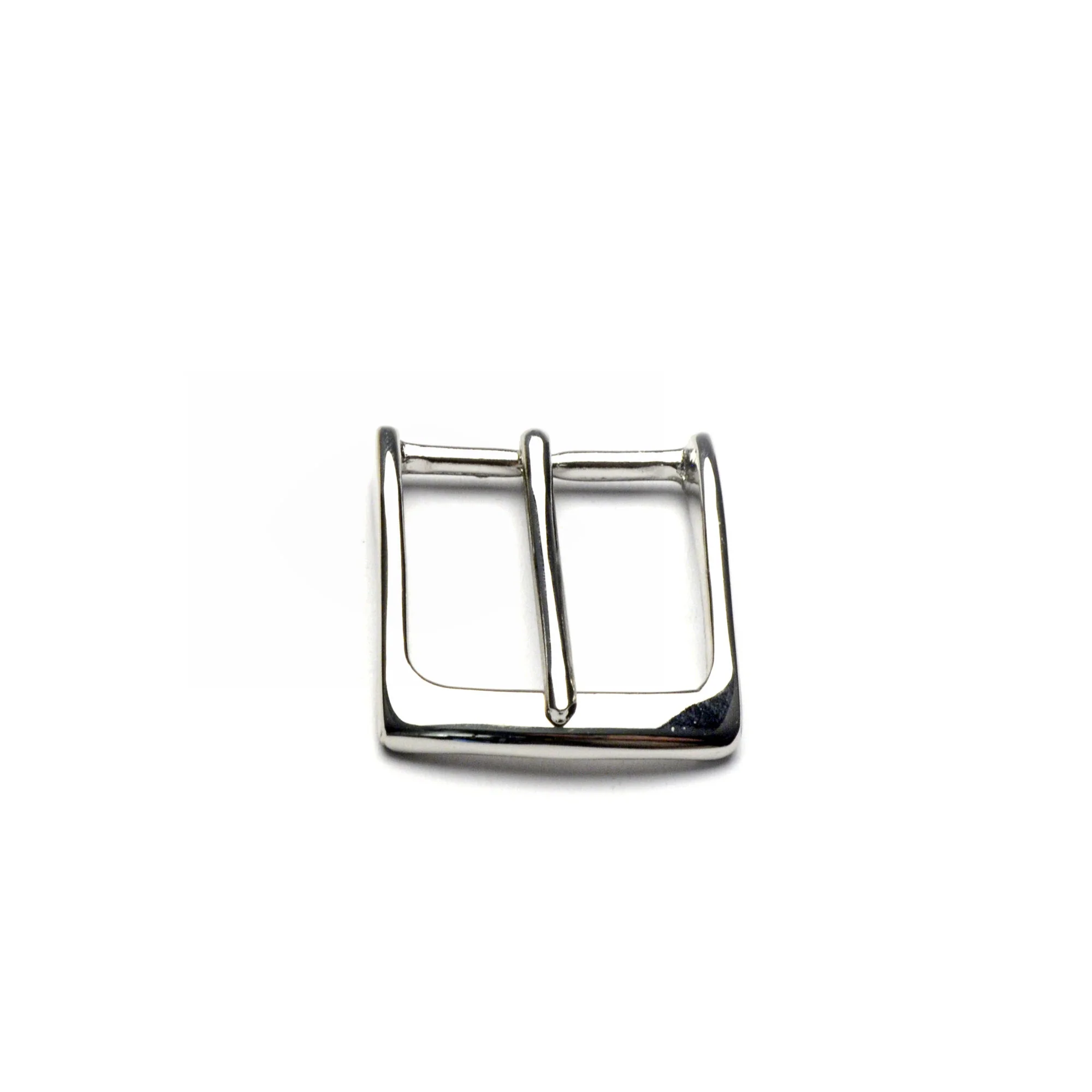 Midtown Nickel over Solid Brass Belt Buckle