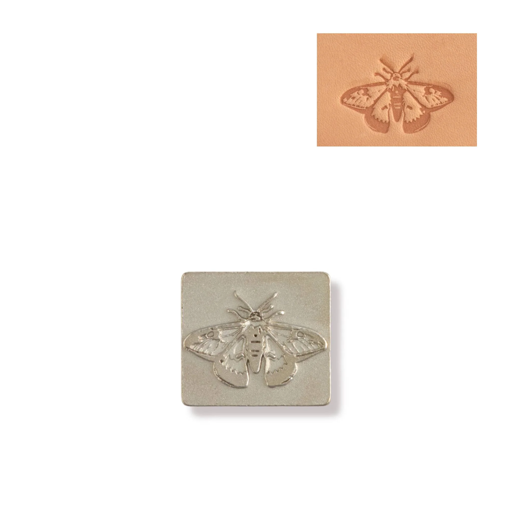 Moth 3d embossing stamp