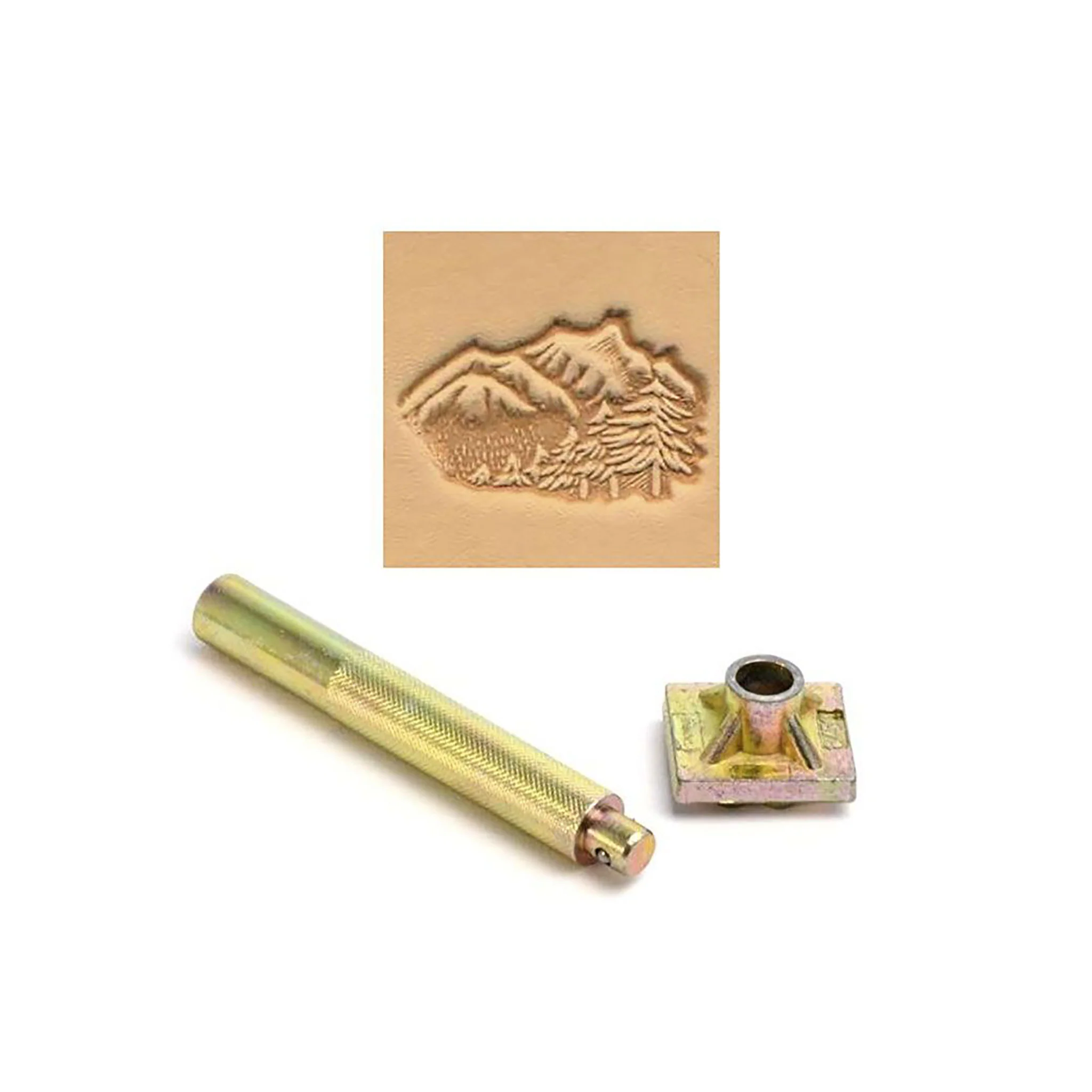 Mountain Scene 3D Embossing Stamp - Image 2