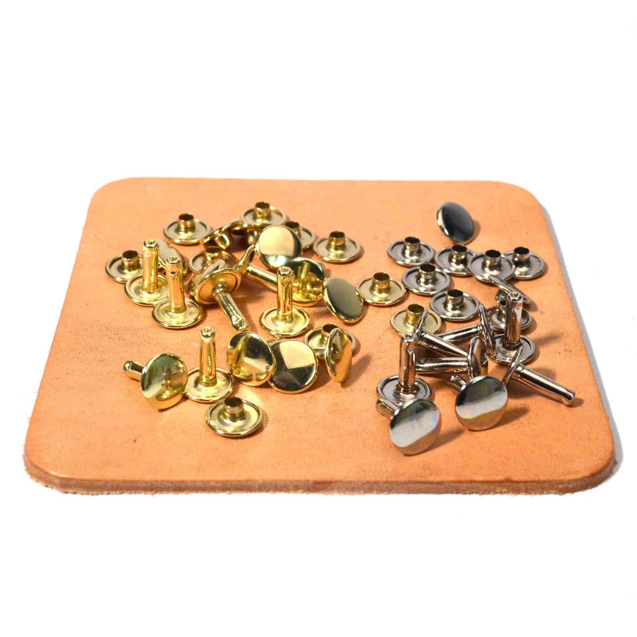 Nickel Over Brass Rivets (Double Cap) - Image 4