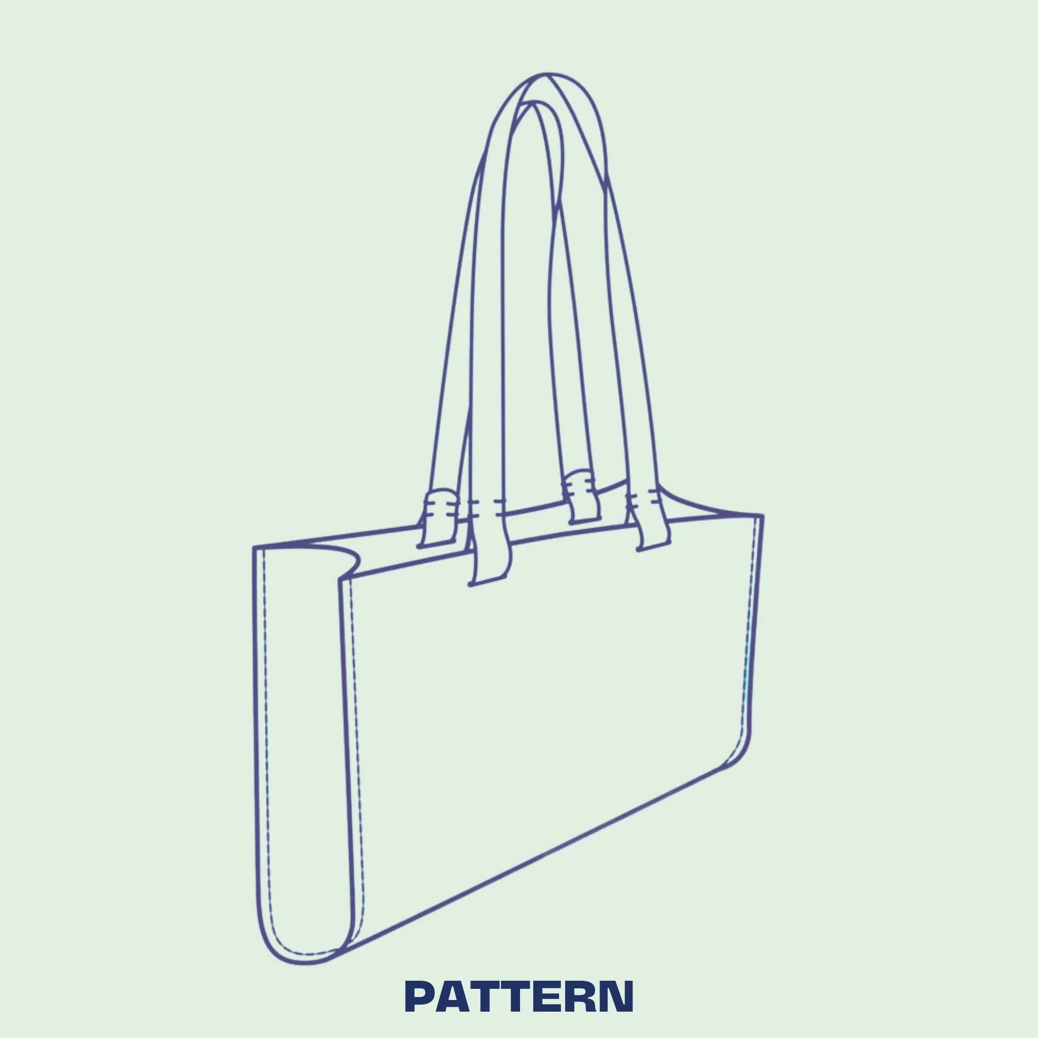 Office Tote Paper Pattern - Image 3