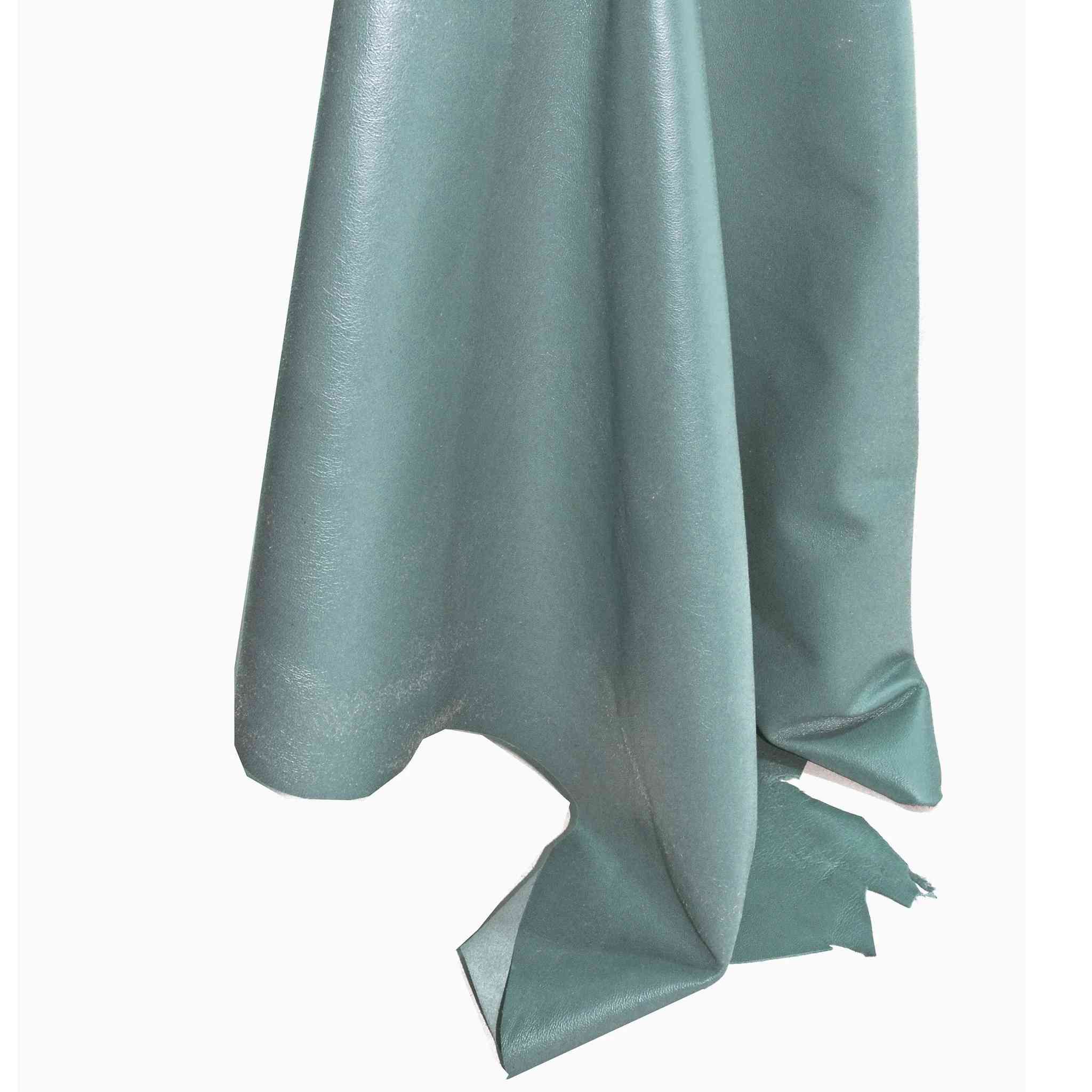 Pale Blue Pearlised Lamb Clothing Leather