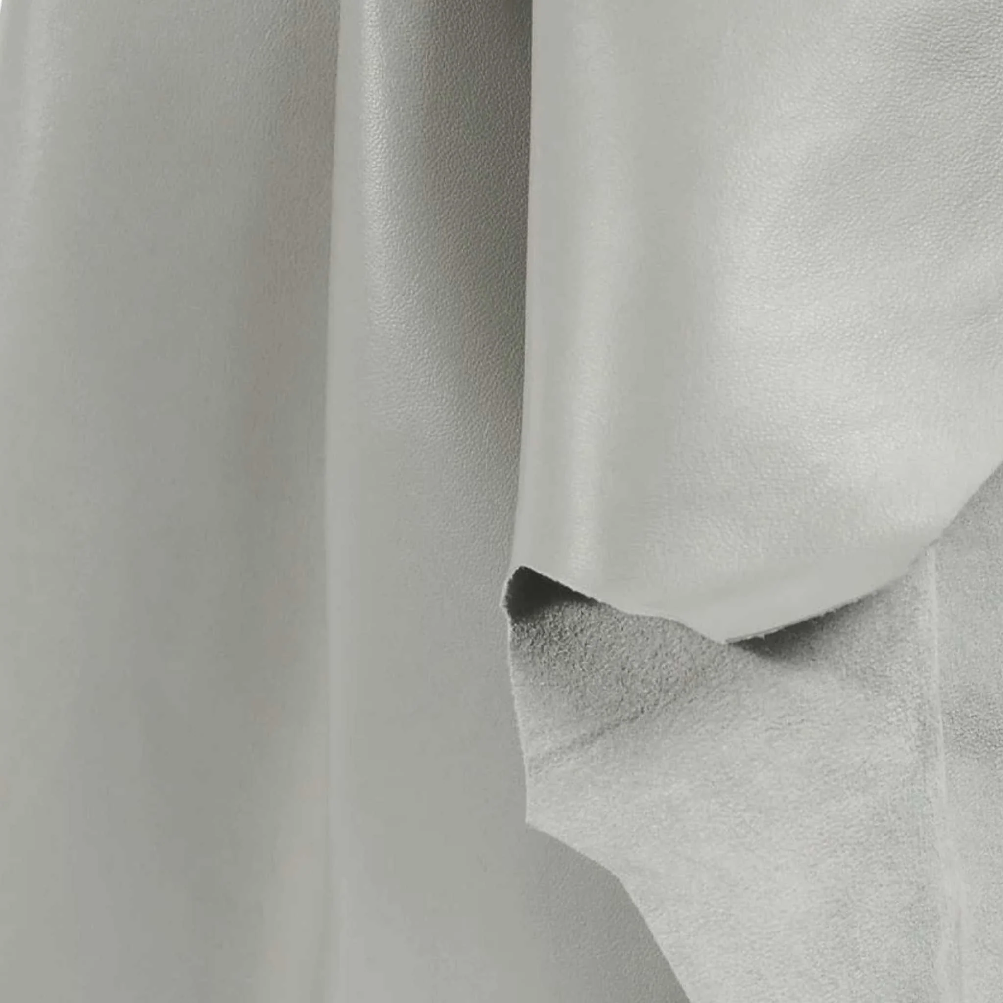 Pebble Grey Lamb Clothing Leather