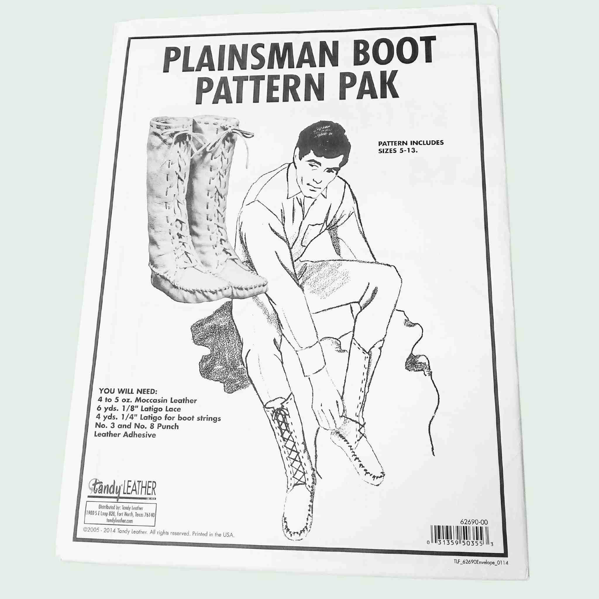 Plainsman Boot Pattern Pack