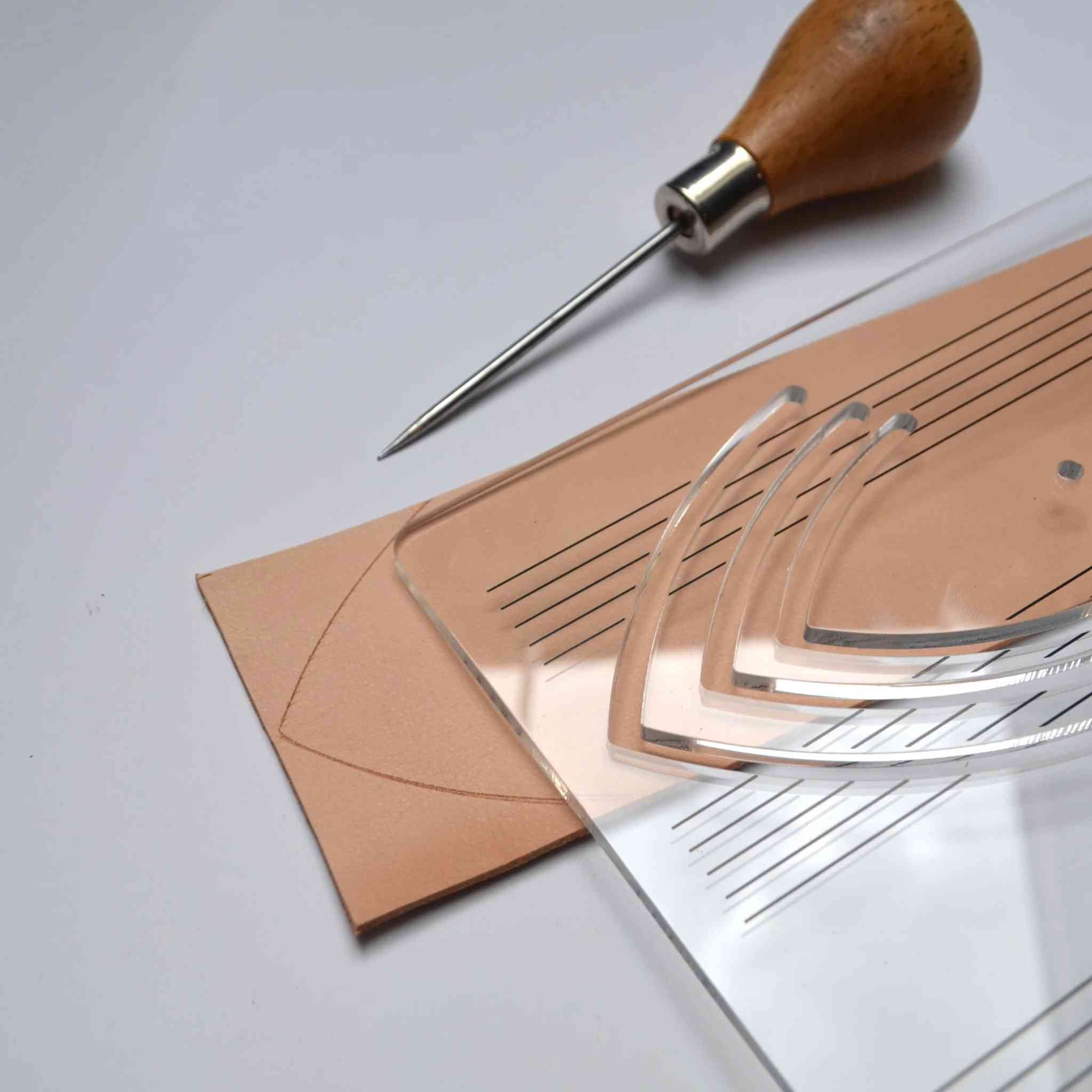 Multi Shaped Belt/Strap End Template