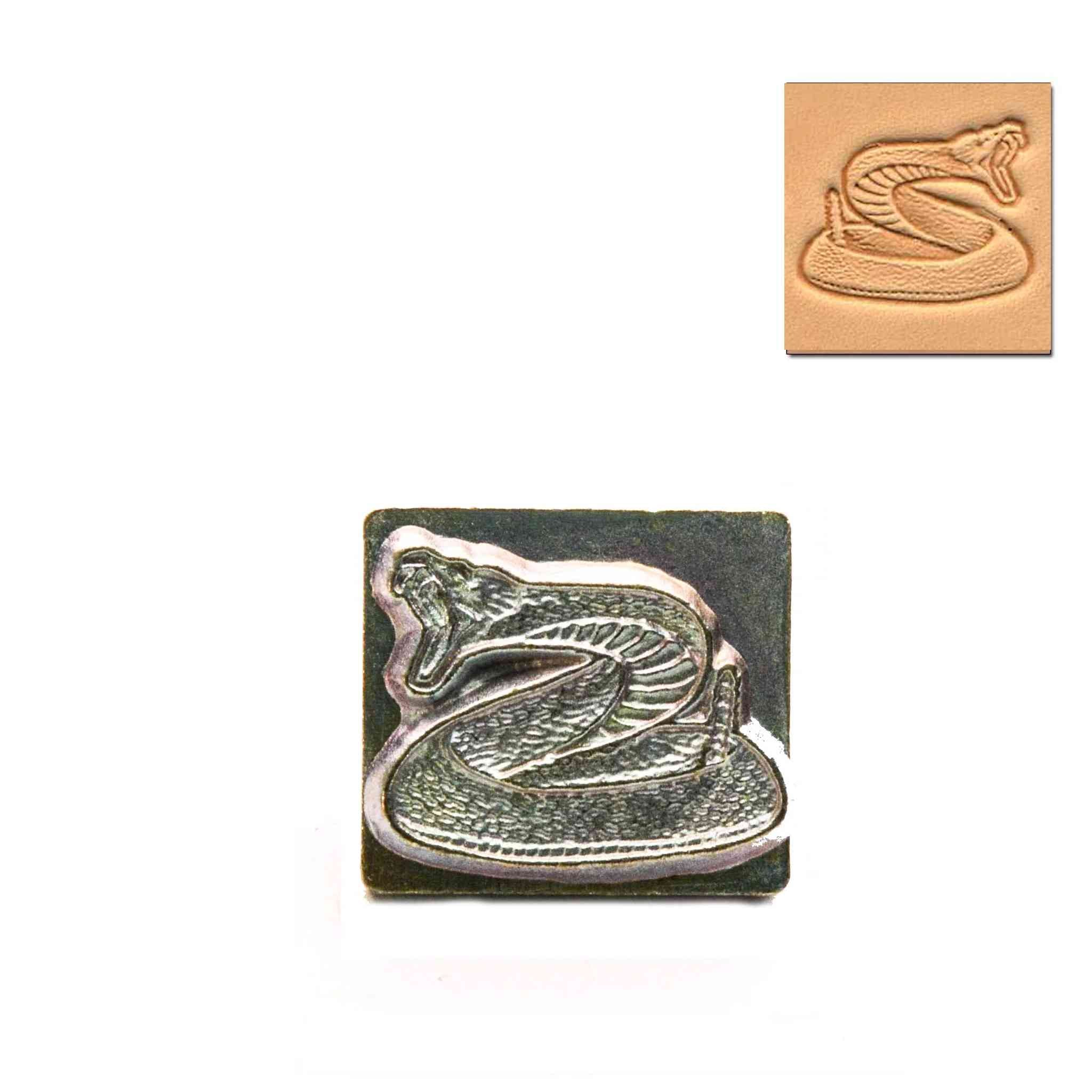 Rattlesnake 3D Embossing Stamp