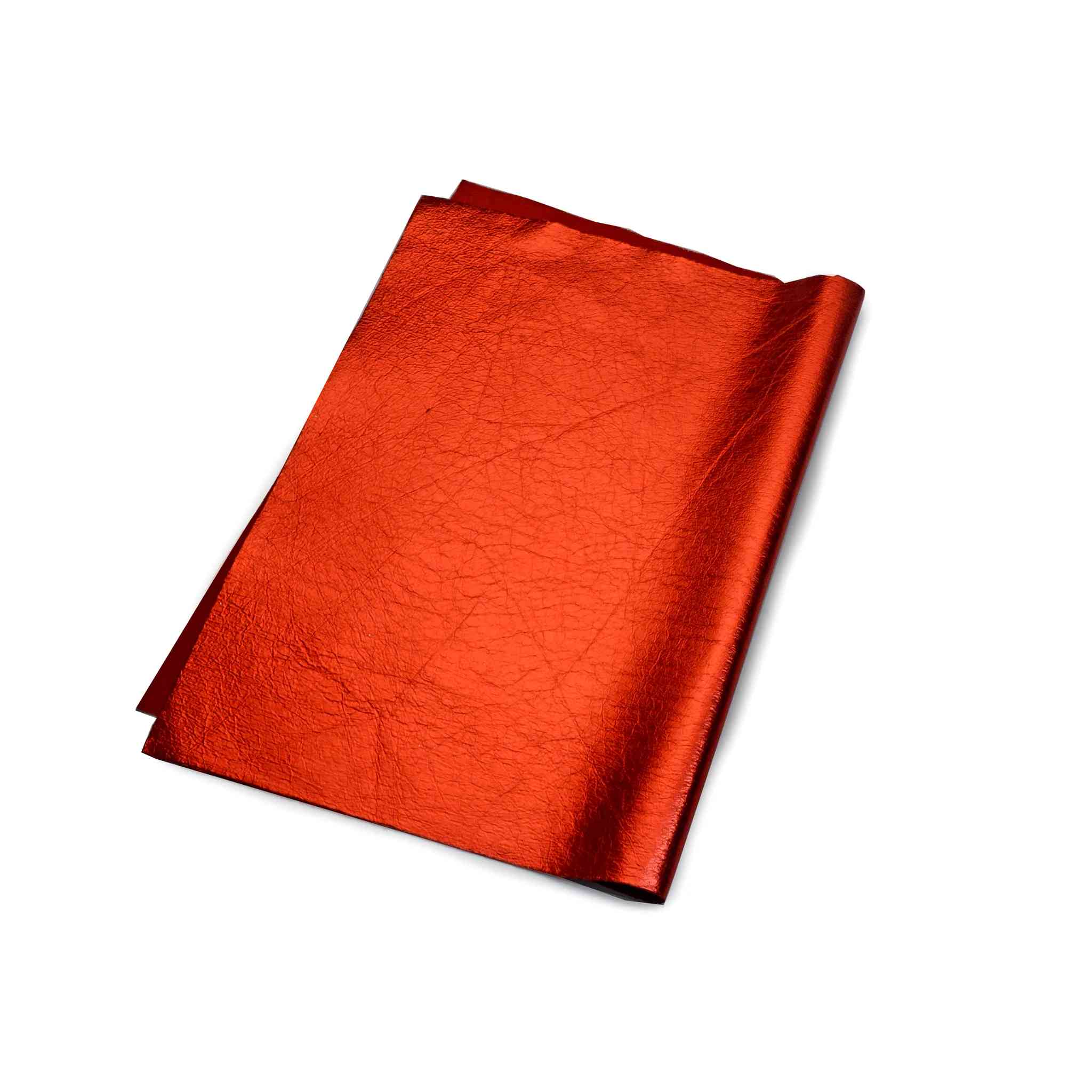 Red Metallic Foil Leather - Image 3