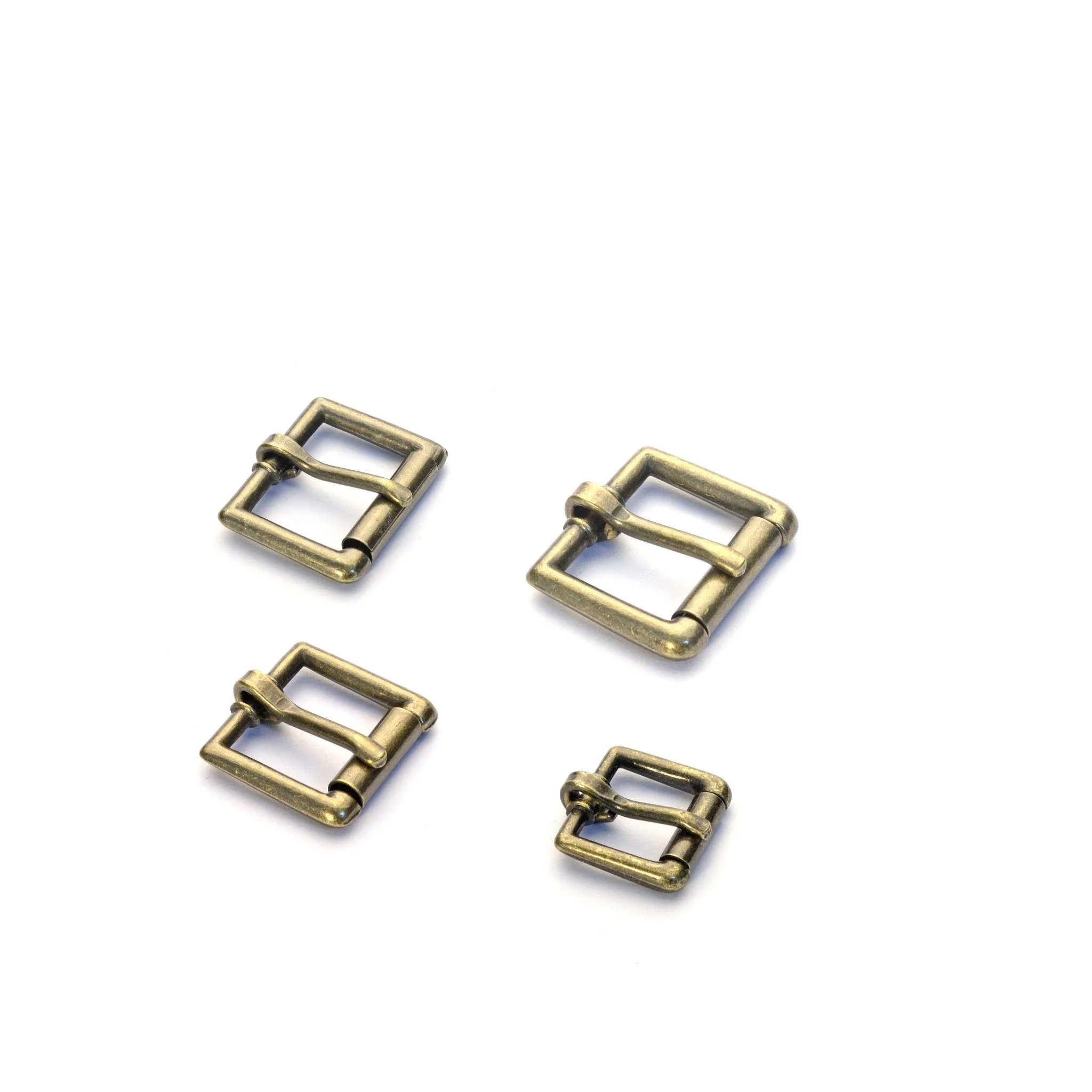 Roller Strap Buckles - Antique Brass - Image 2