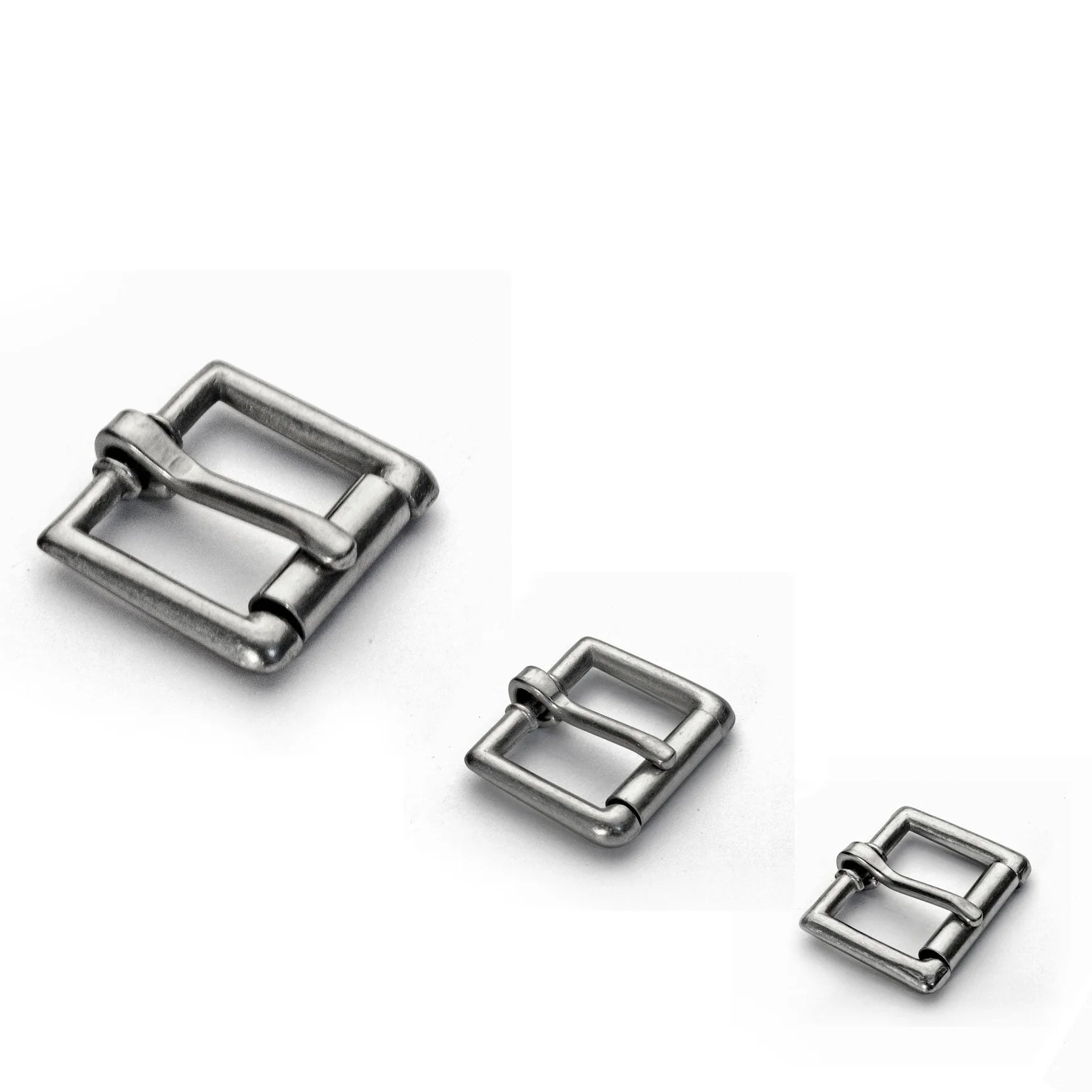 Roller Strap Buckles - Antique Nickel - Image 3